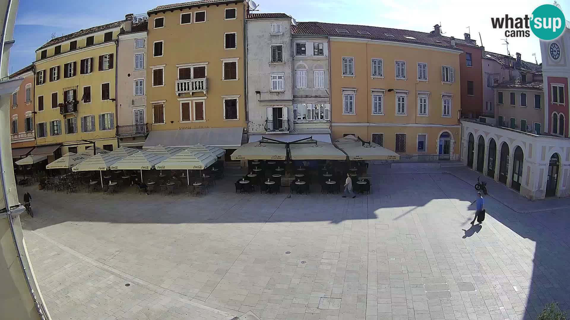 Webcam Rovinj Zentrum – Hauptplatz in Echtzeit