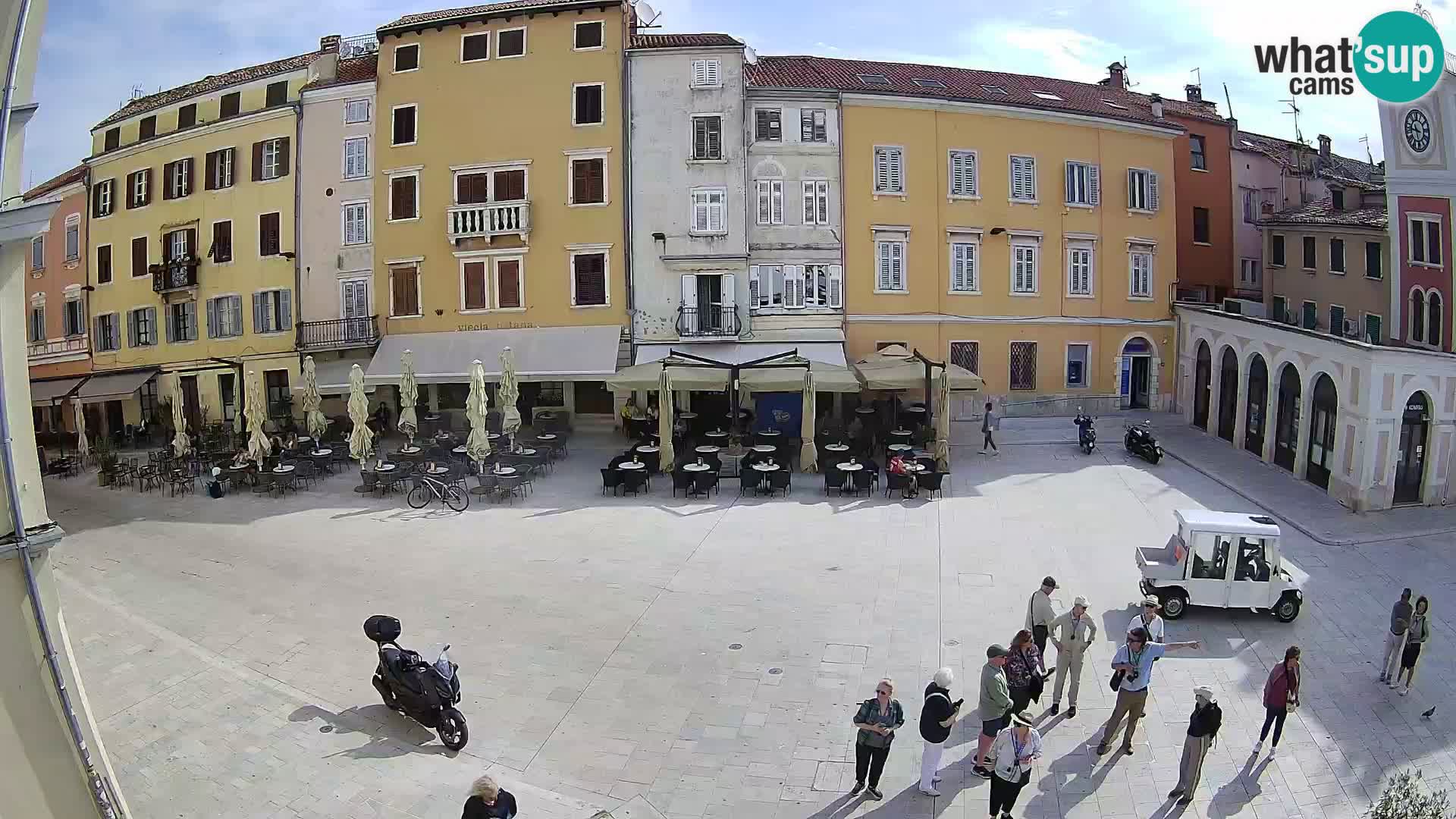 Webcam Rovinj Zentrum – Hauptplatz in Echtzeit