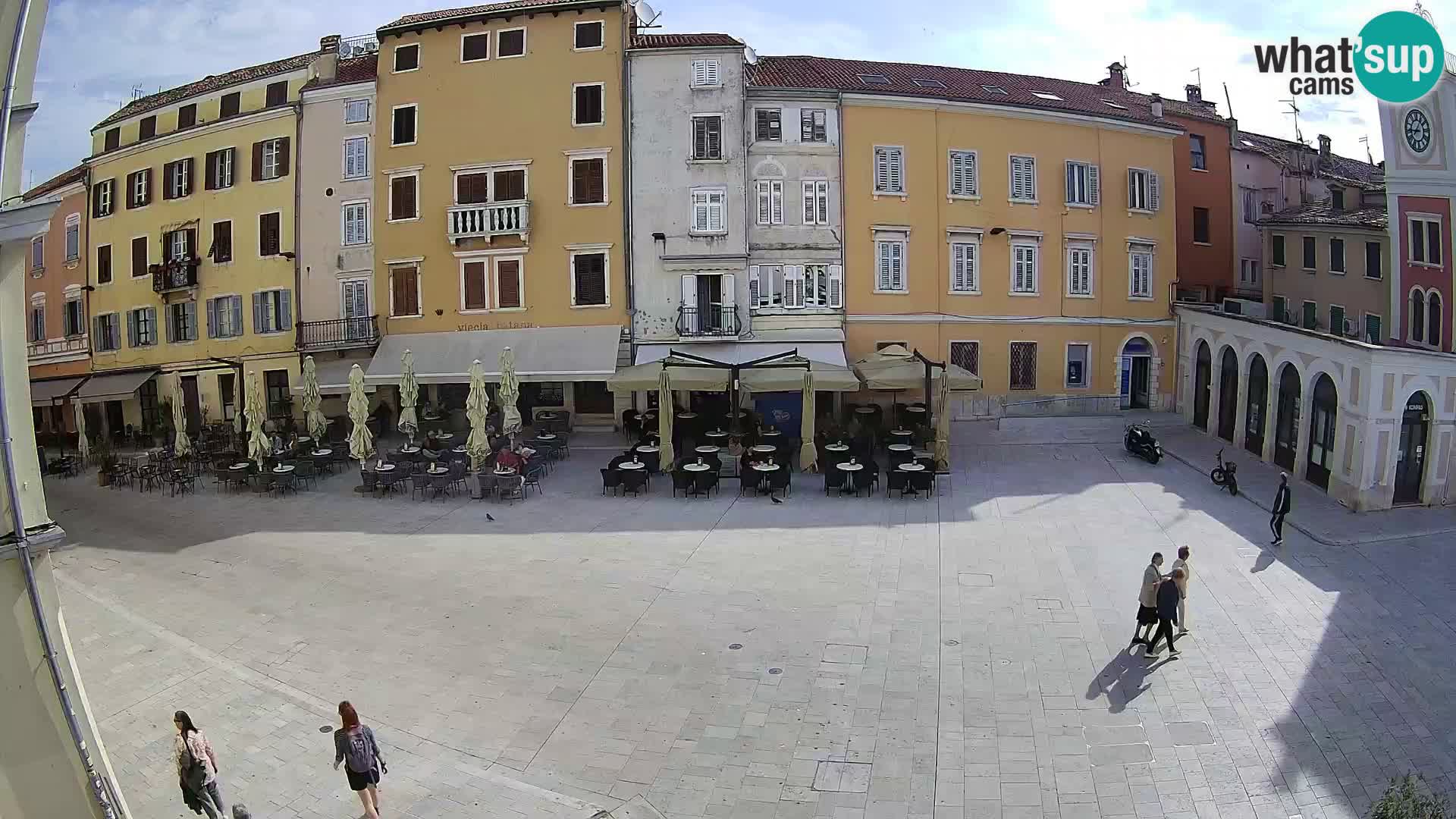 Webcam Rovinj Zentrum – Hauptplatz in Echtzeit