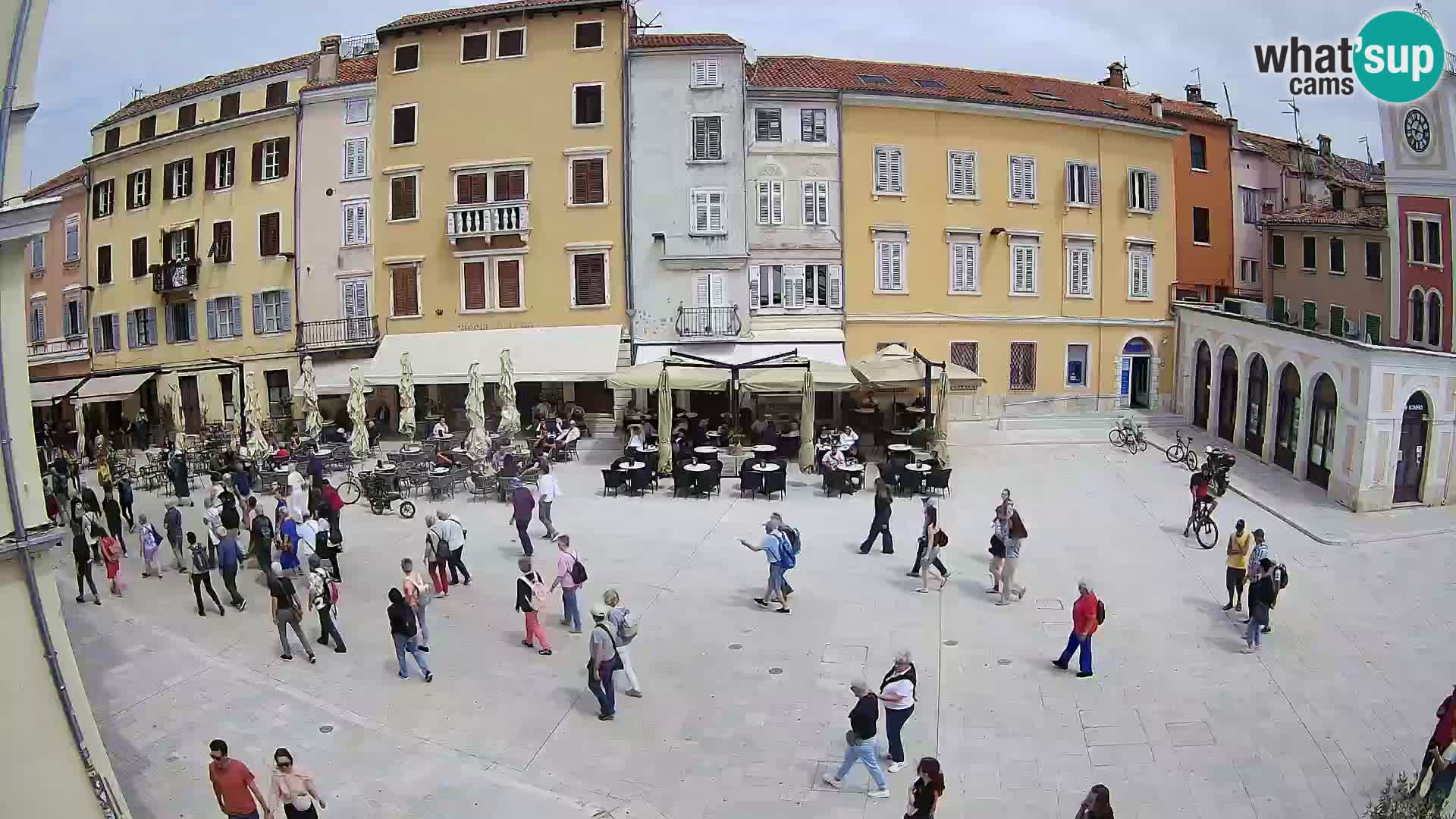 Webcam Rovinj Zentrum – Hauptplatz in Echtzeit