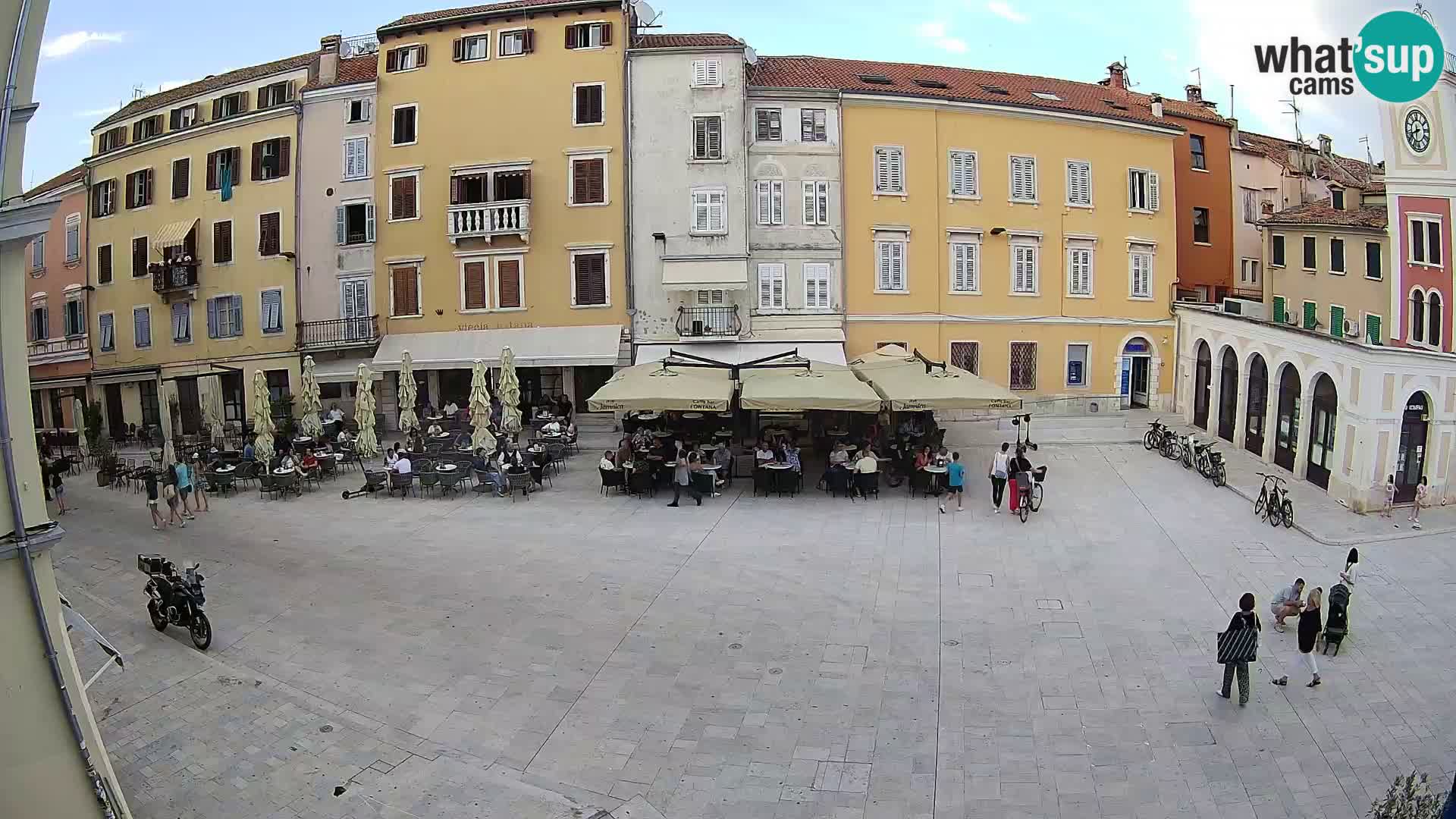 Webcam Rovinj Zentrum – Hauptplatz in Echtzeit