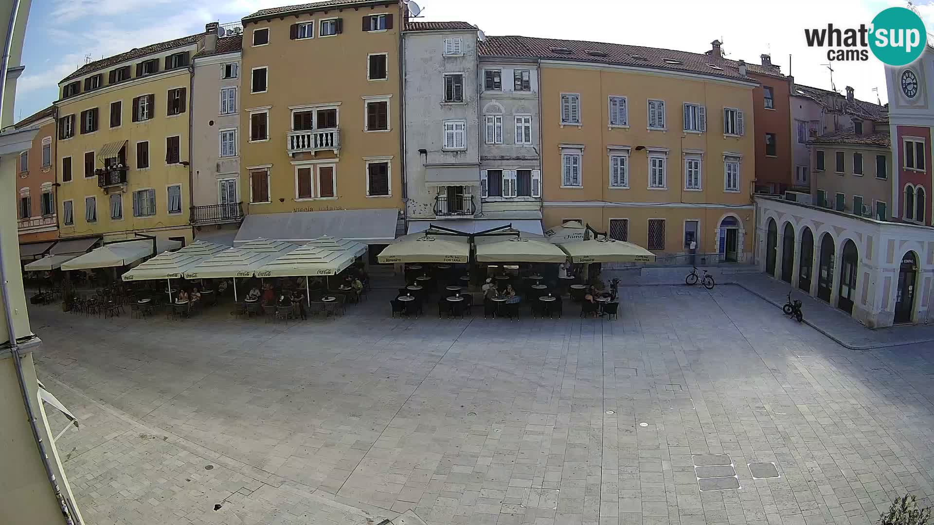 Webcam Rovinj Zentrum – Hauptplatz in Echtzeit