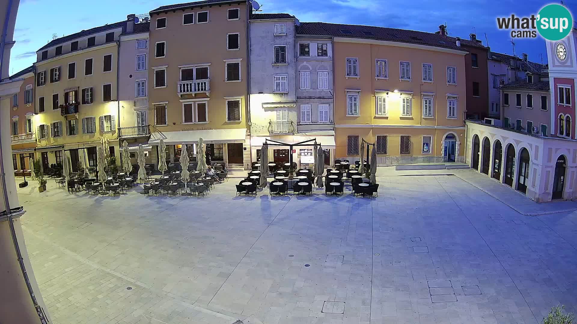 Webcam Rovinj Zentrum – Hauptplatz in Echtzeit