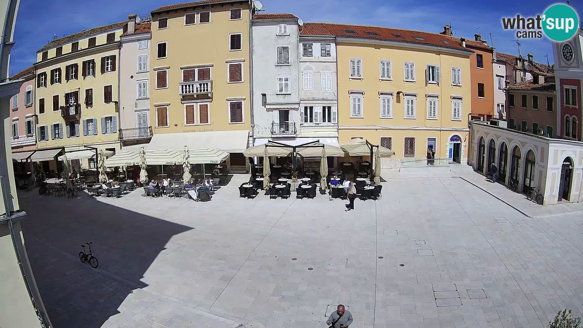 Webcam Rovinj Zentrum – Hauptplatz in Echtzeit