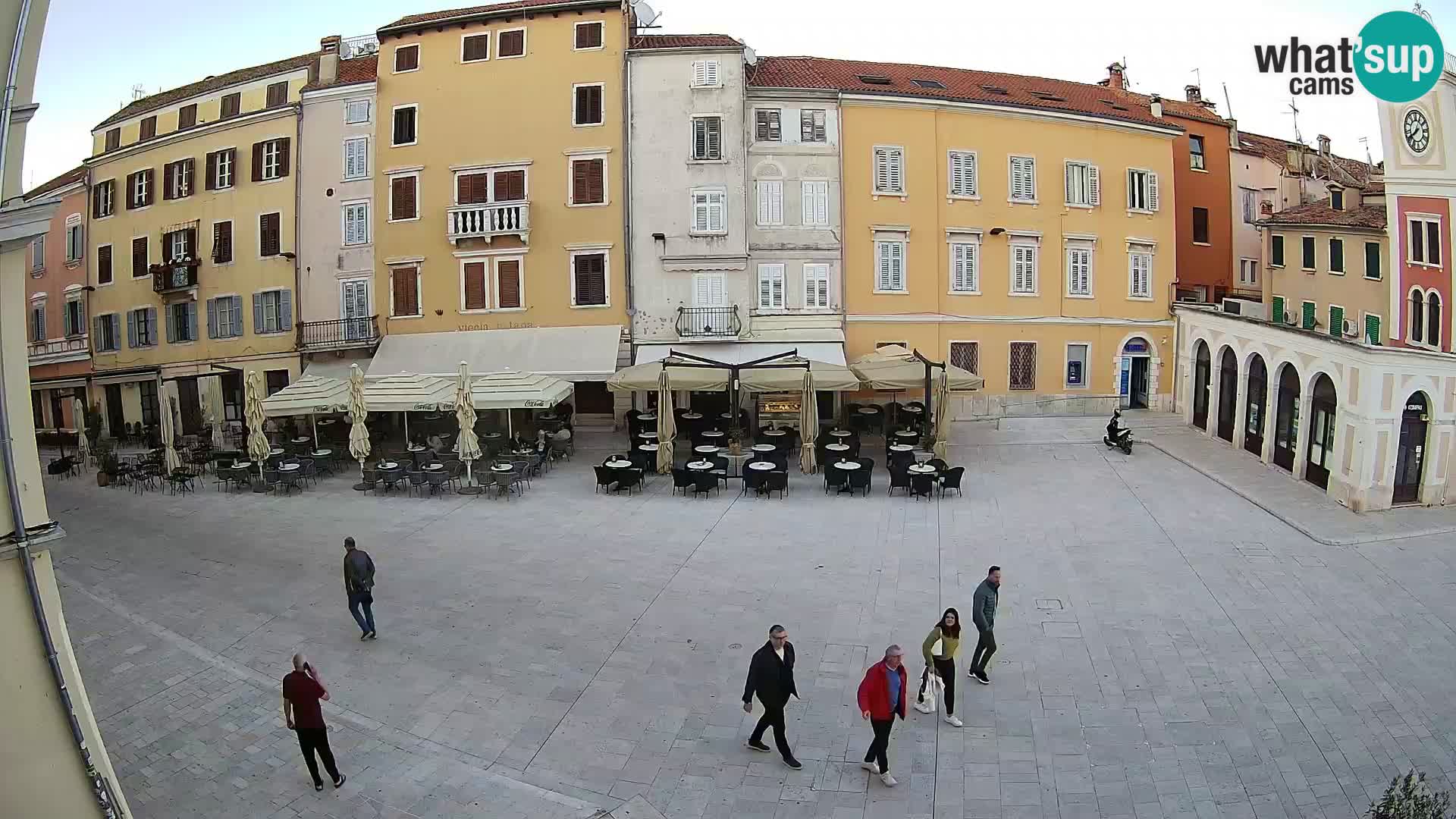 Webcam Rovinj Zentrum – Hauptplatz in Echtzeit
