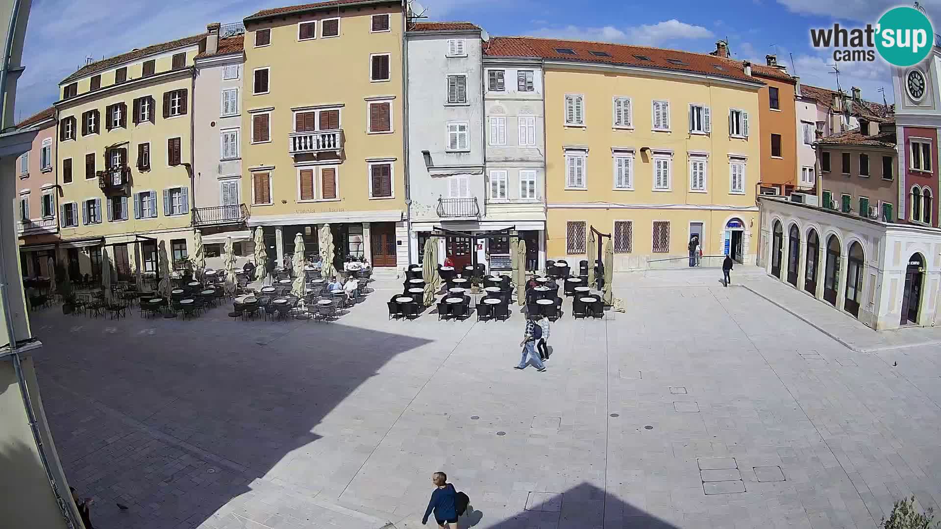 Webcam Rovinj Zentrum – Hauptplatz in Echtzeit