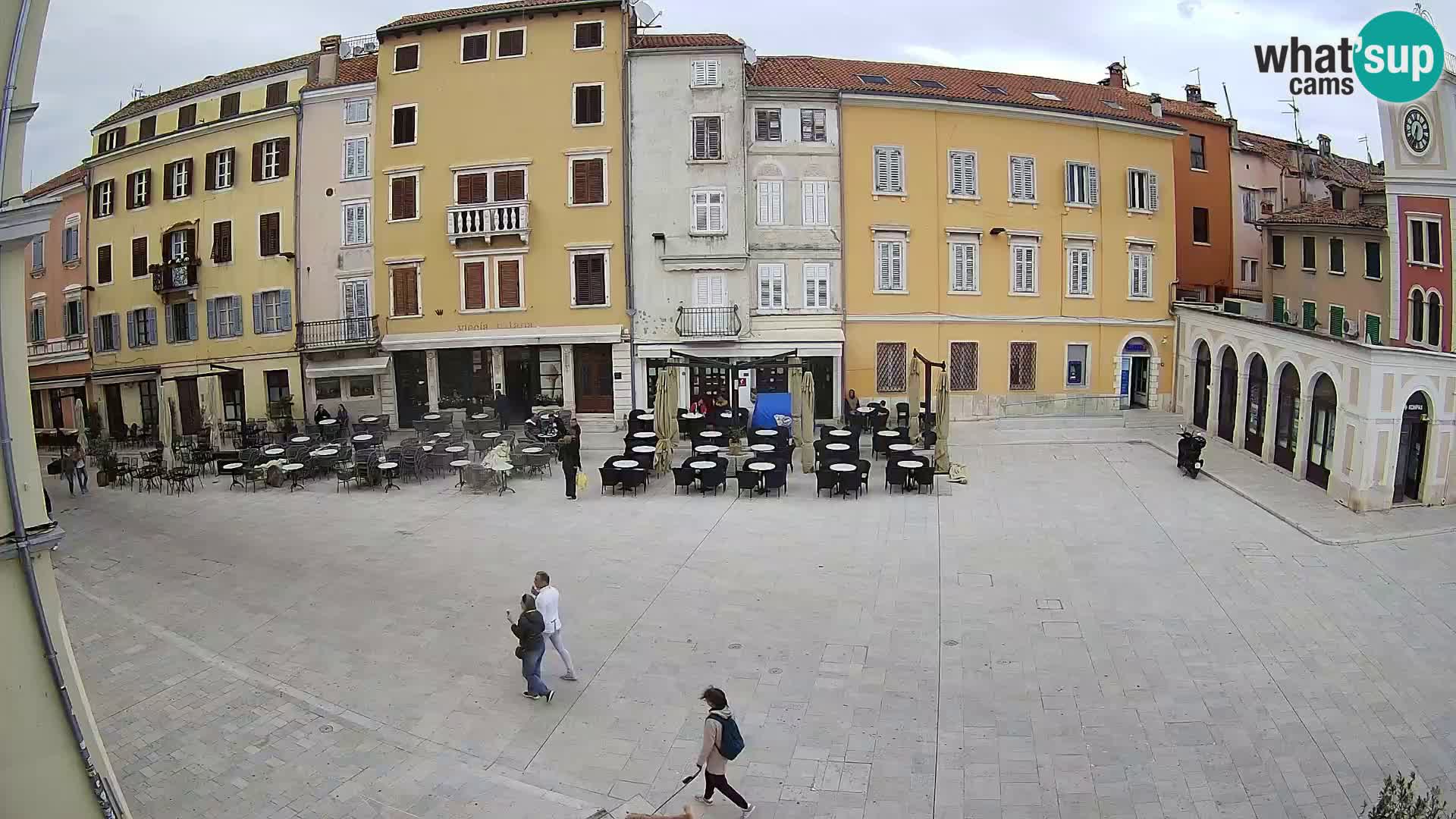 Webcam Rovinj Center – Plaza Principal