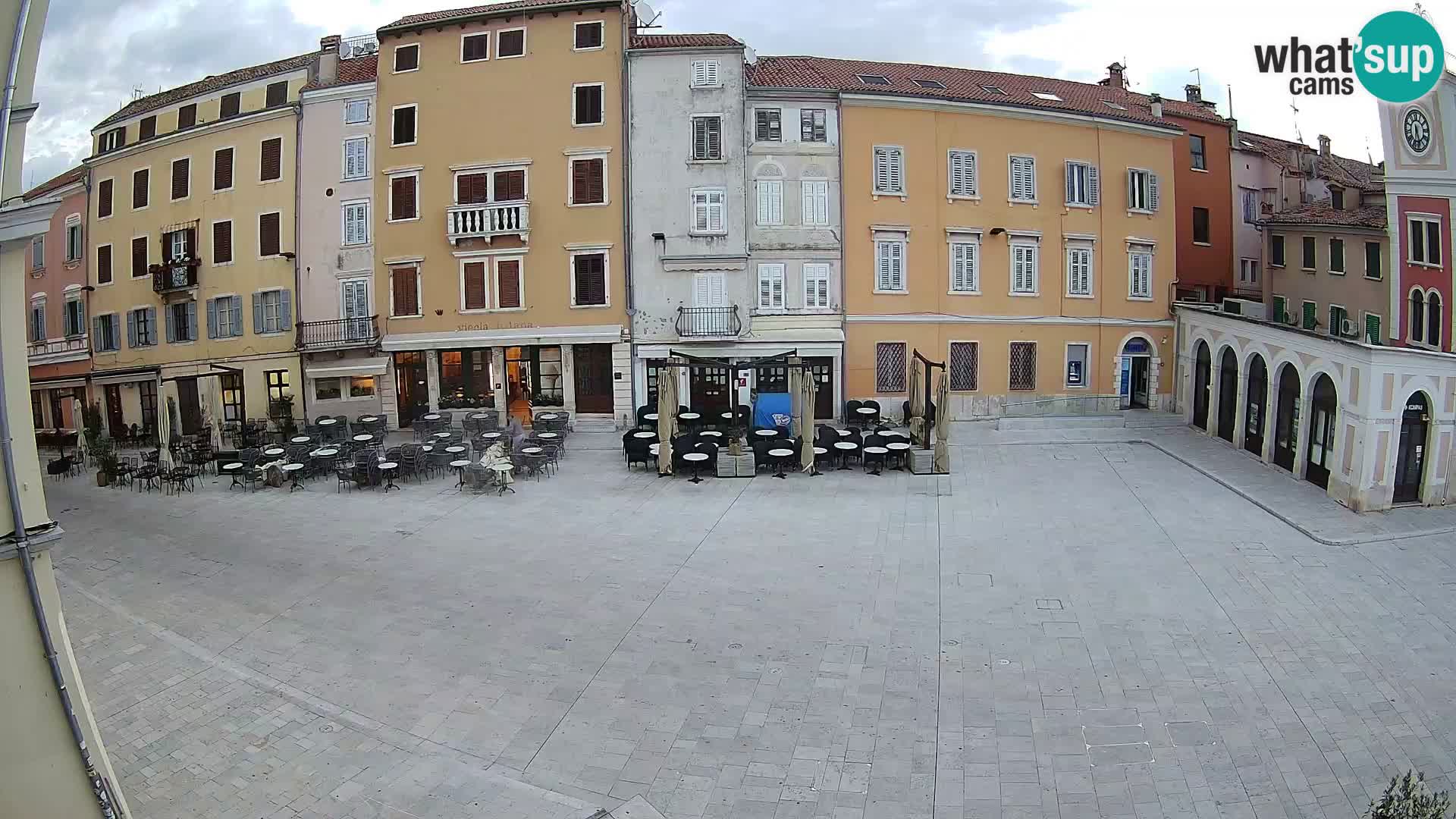 Webcam Rovinj Zentrum – Hauptplatz in Echtzeit