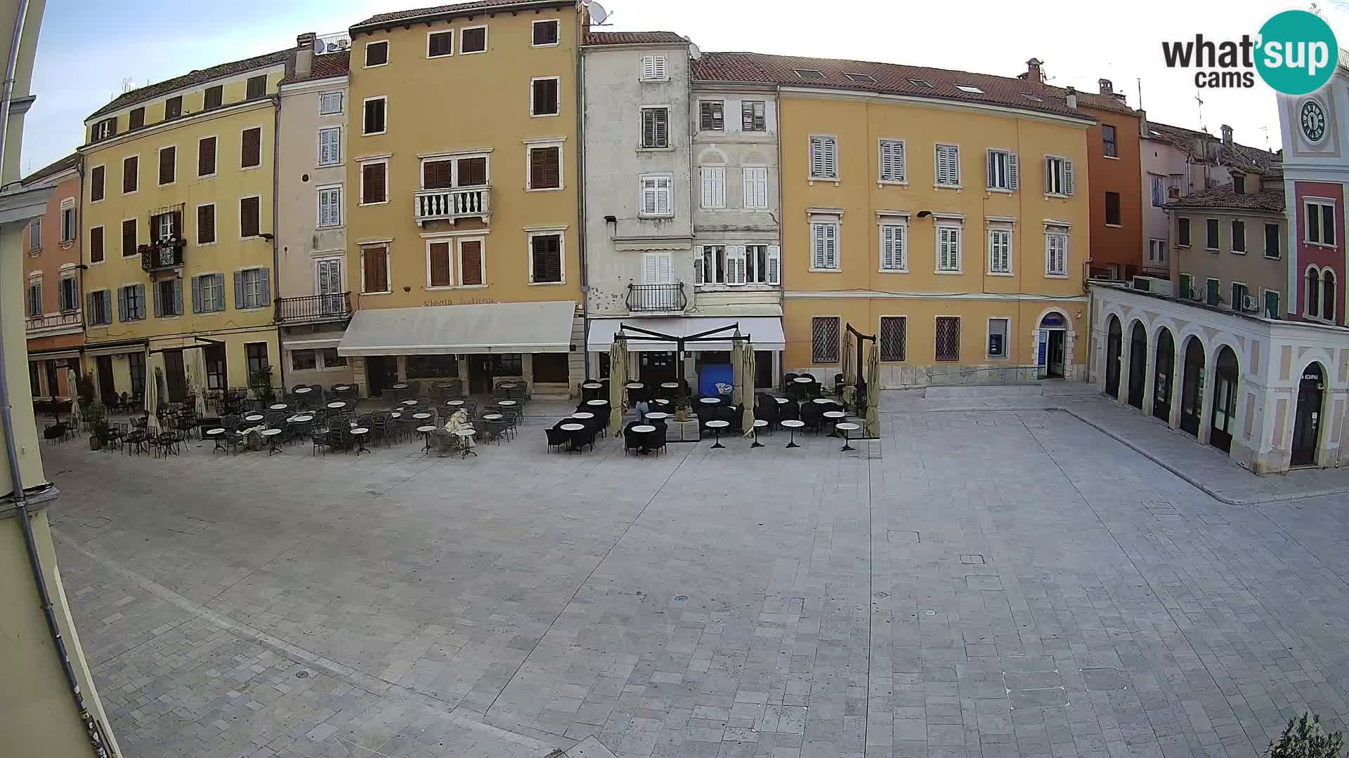 Webcam Rovinj Zentrum – Hauptplatz in Echtzeit