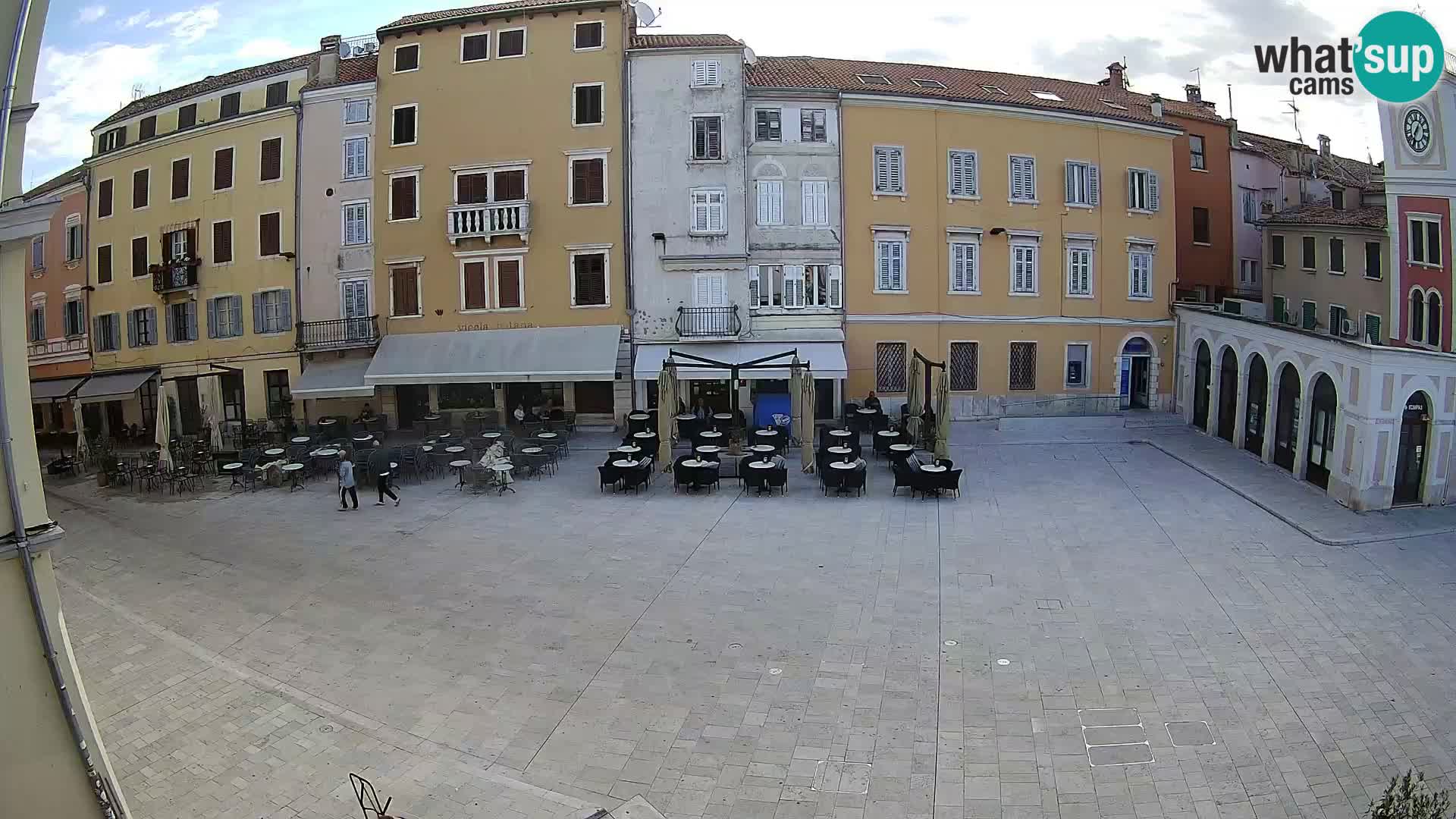 Webcam Rovinj Zentrum – Hauptplatz in Echtzeit