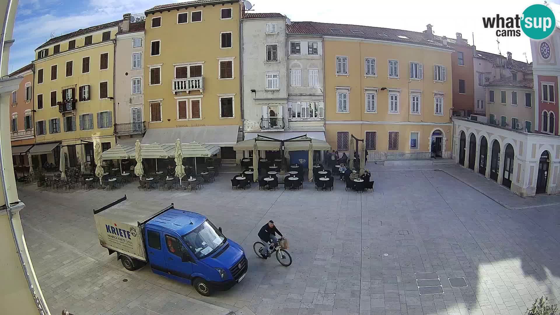 Webcam Rovinj Zentrum – Hauptplatz in Echtzeit