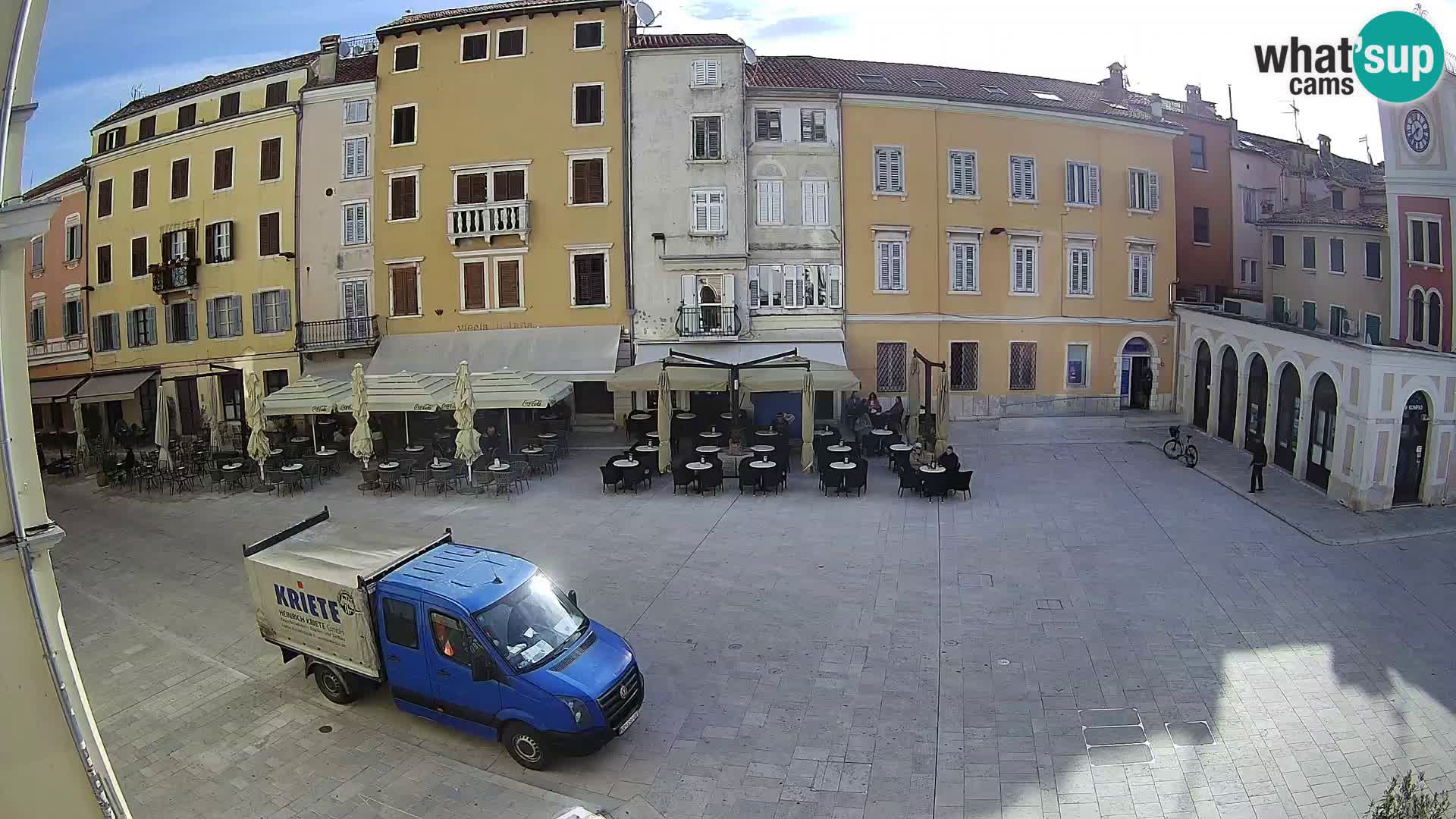 Webcam Rovinj Zentrum – Hauptplatz in Echtzeit