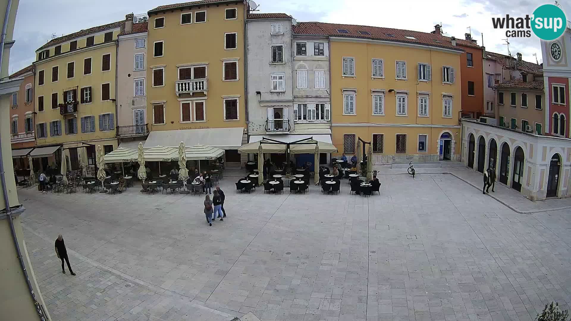 Webcam Rovinj Zentrum – Hauptplatz in Echtzeit