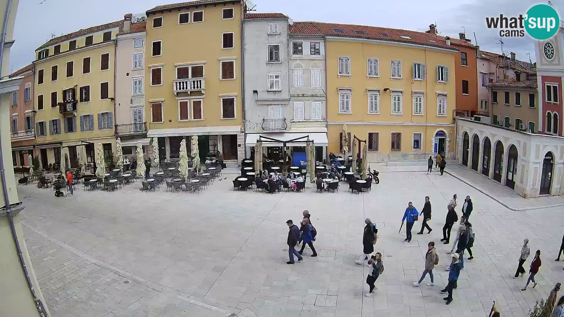 Webcam Rovinj Zentrum – Hauptplatz in Echtzeit