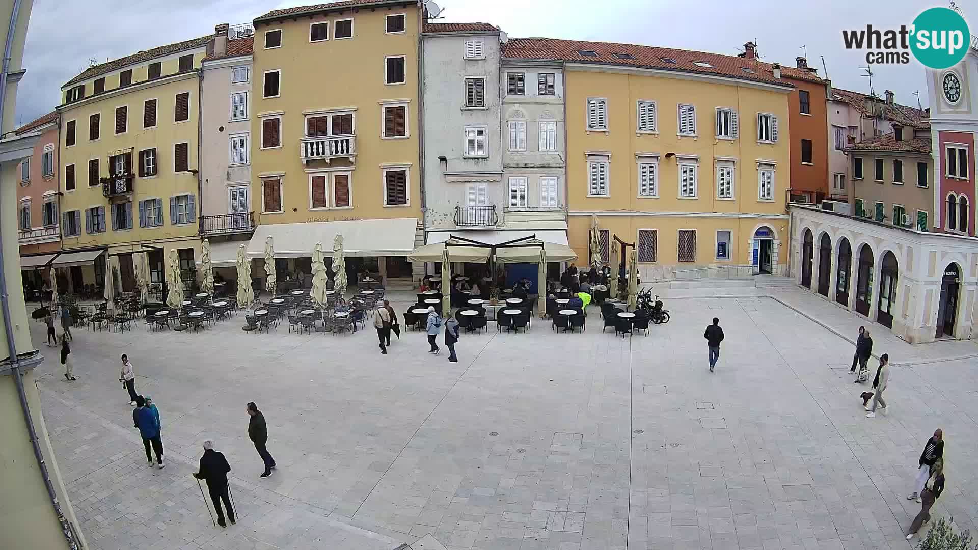 Webcam Rovinj Zentrum – Hauptplatz in Echtzeit