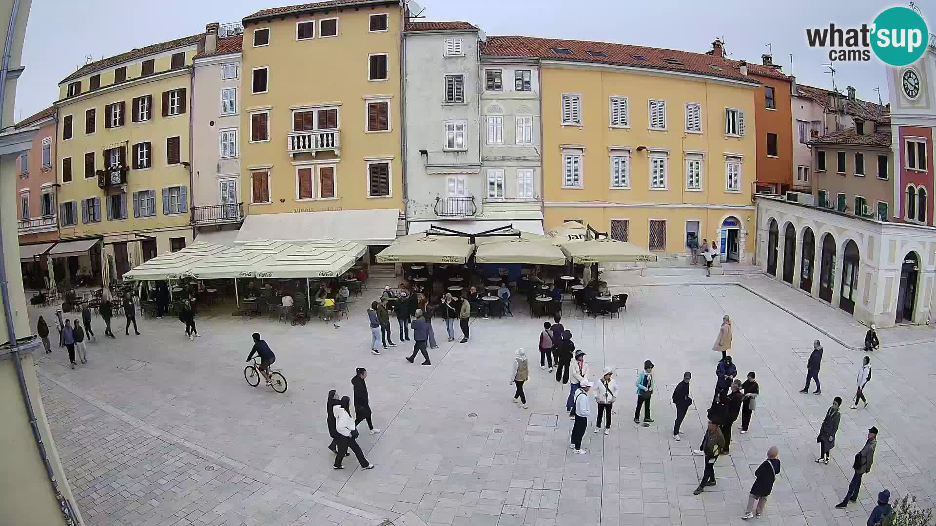 Webcam Rovinj Center – Plaza Principal