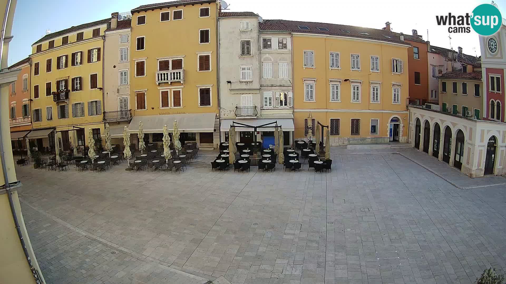 Webcam Rovinj Center – Plaza Principal