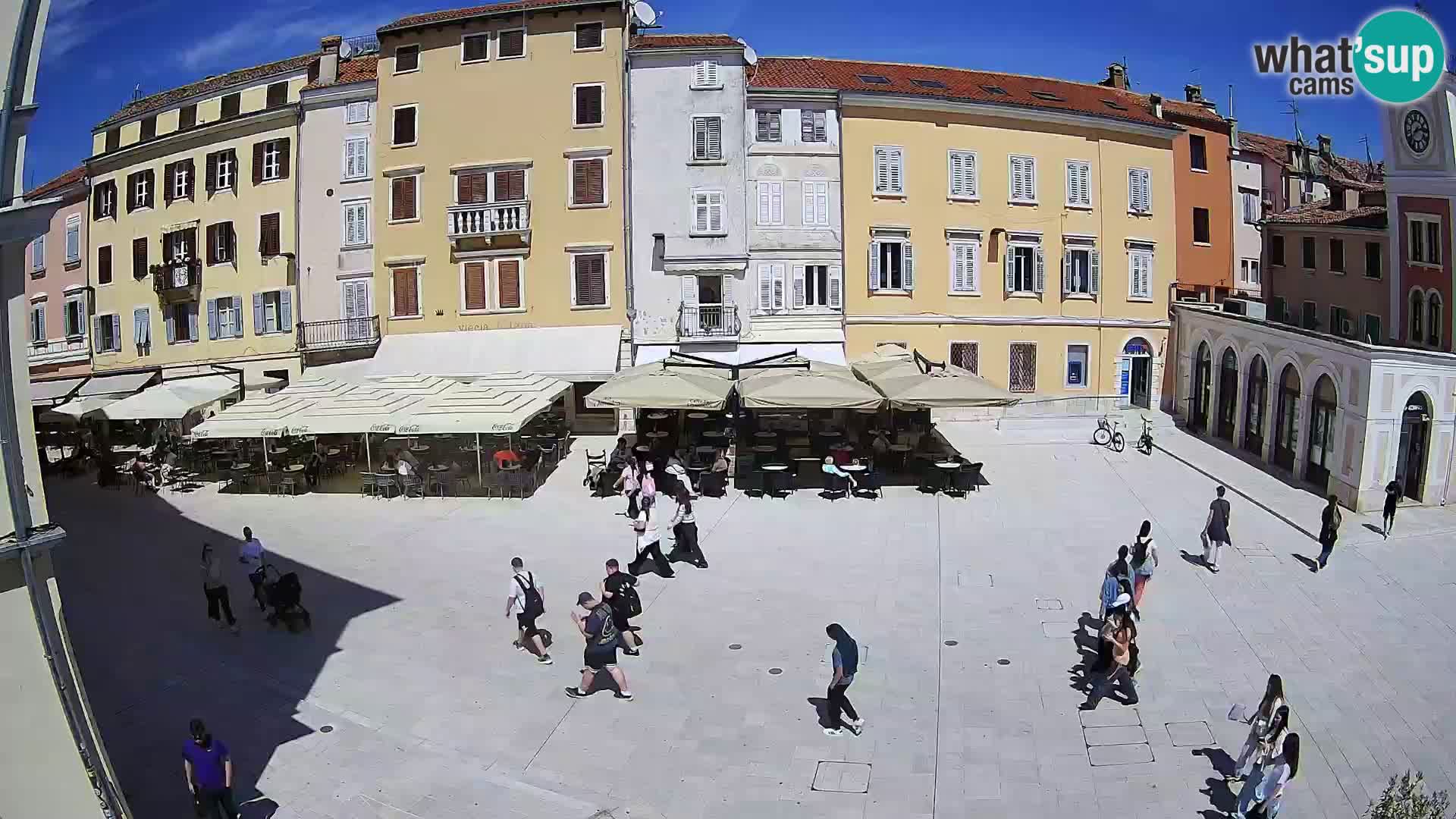 Webcam Rovinj Center – Plaza Principal