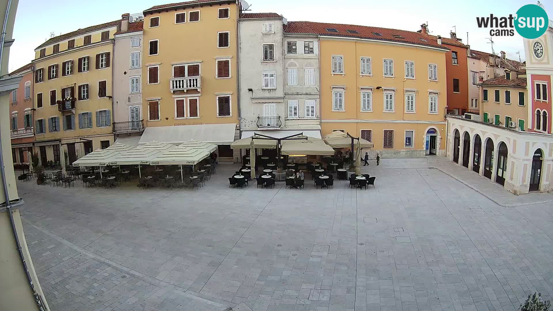 Webcam Rovinj Zentrum – Hauptplatz in Echtzeit