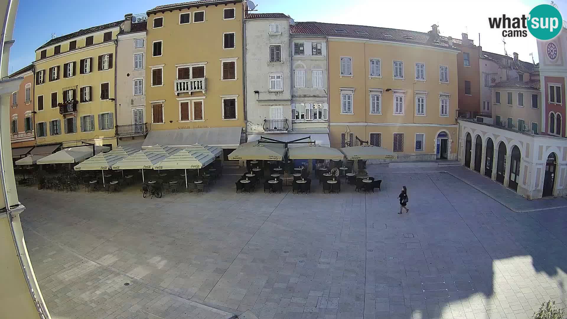 Webcam Rovinj Zentrum – Hauptplatz in Echtzeit