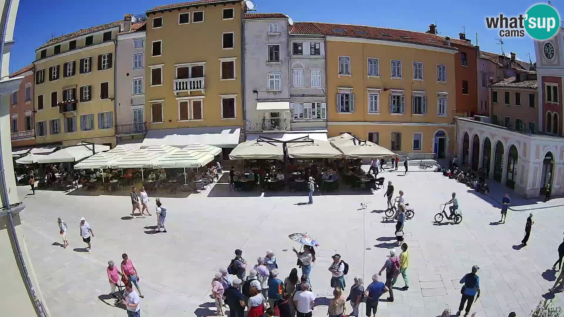 Webcam Rovinj Center – Plaza Principal