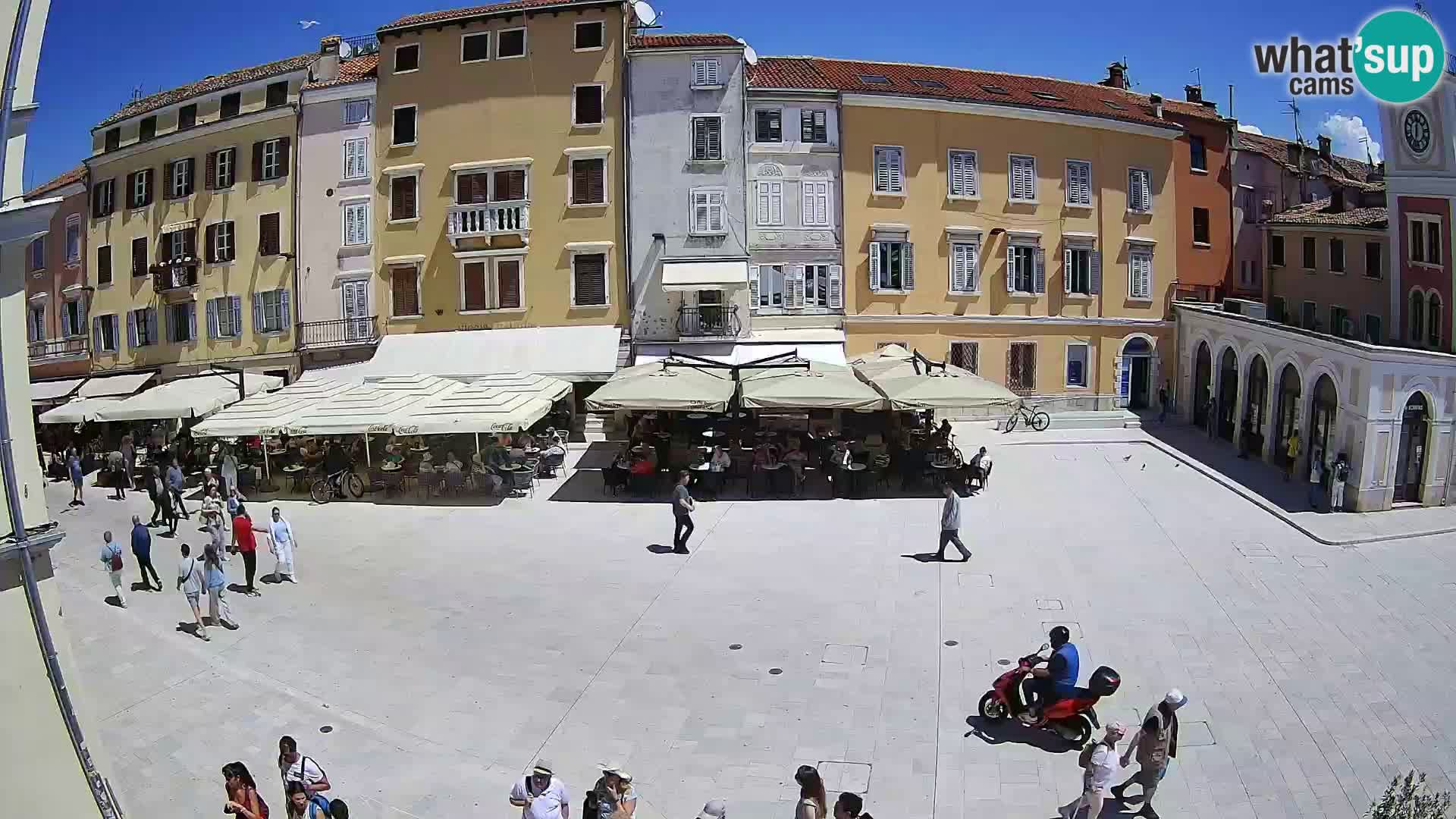 Webcam Rovinj Center – Plaza Principal