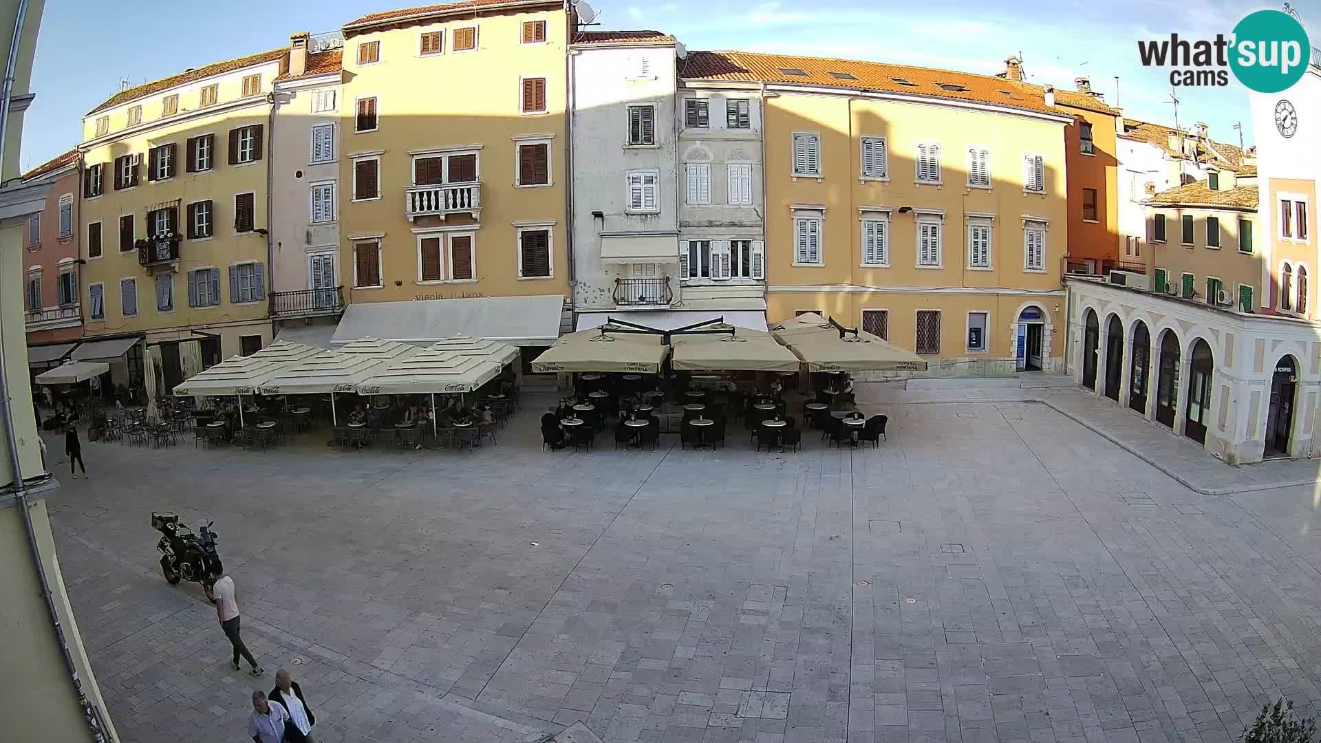 Webcam Rovinj Zentrum – Hauptplatz in Echtzeit