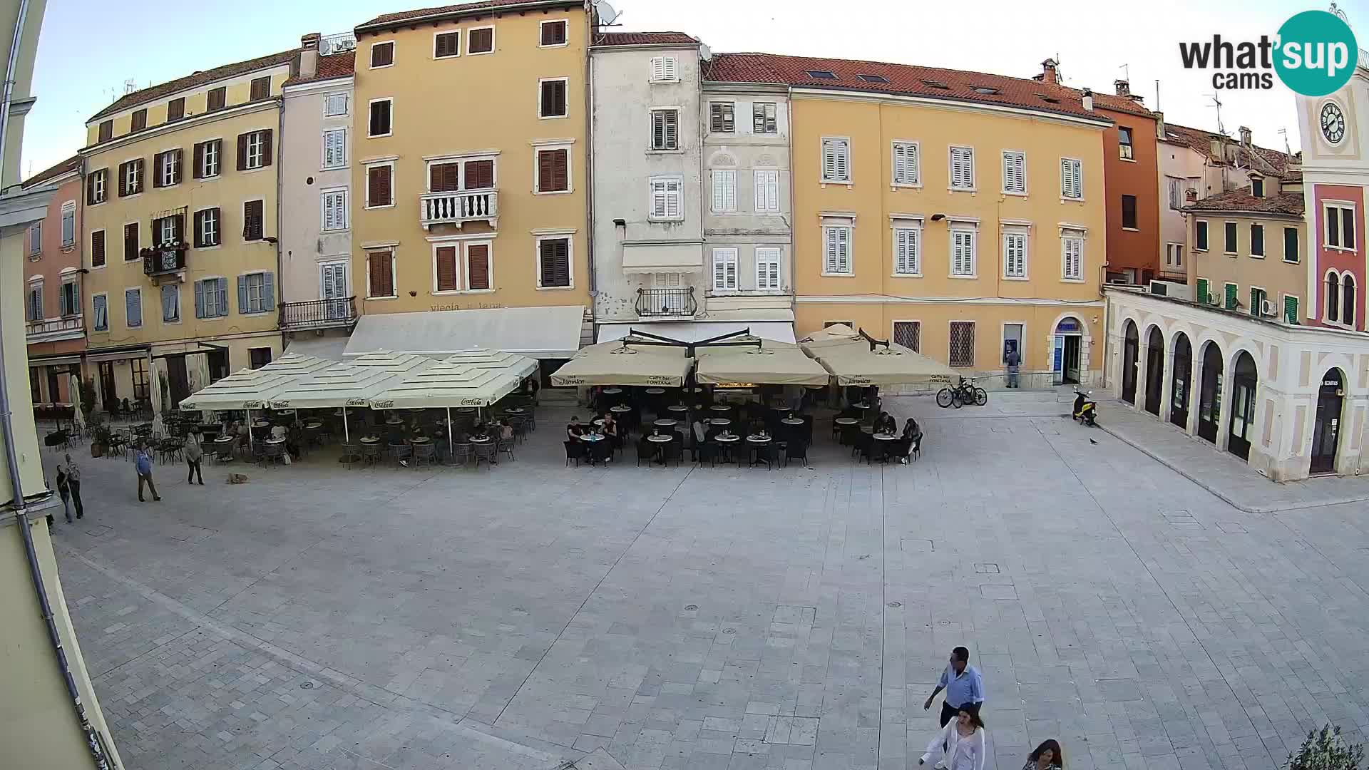Webcam Rovinj Zentrum – Hauptplatz in Echtzeit