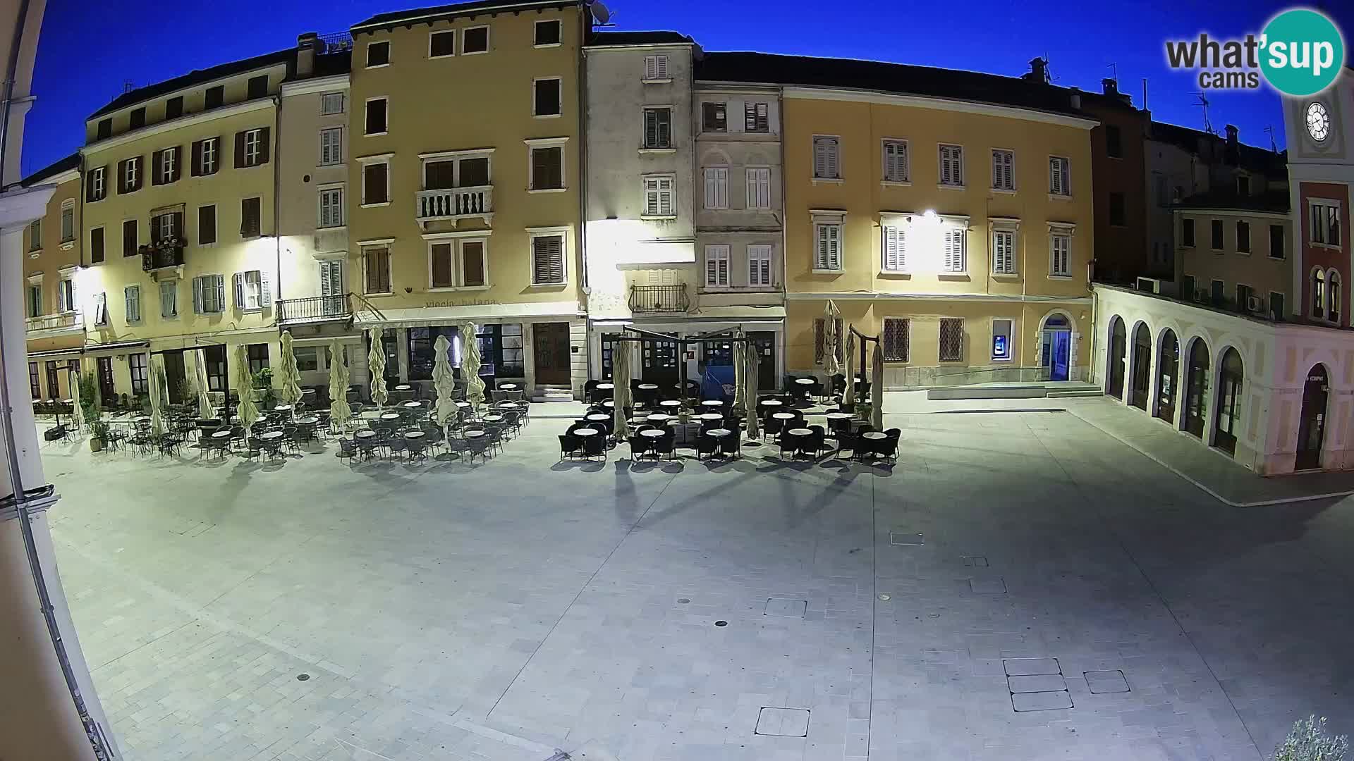 Webcam Rovinj Zentrum – Hauptplatz in Echtzeit