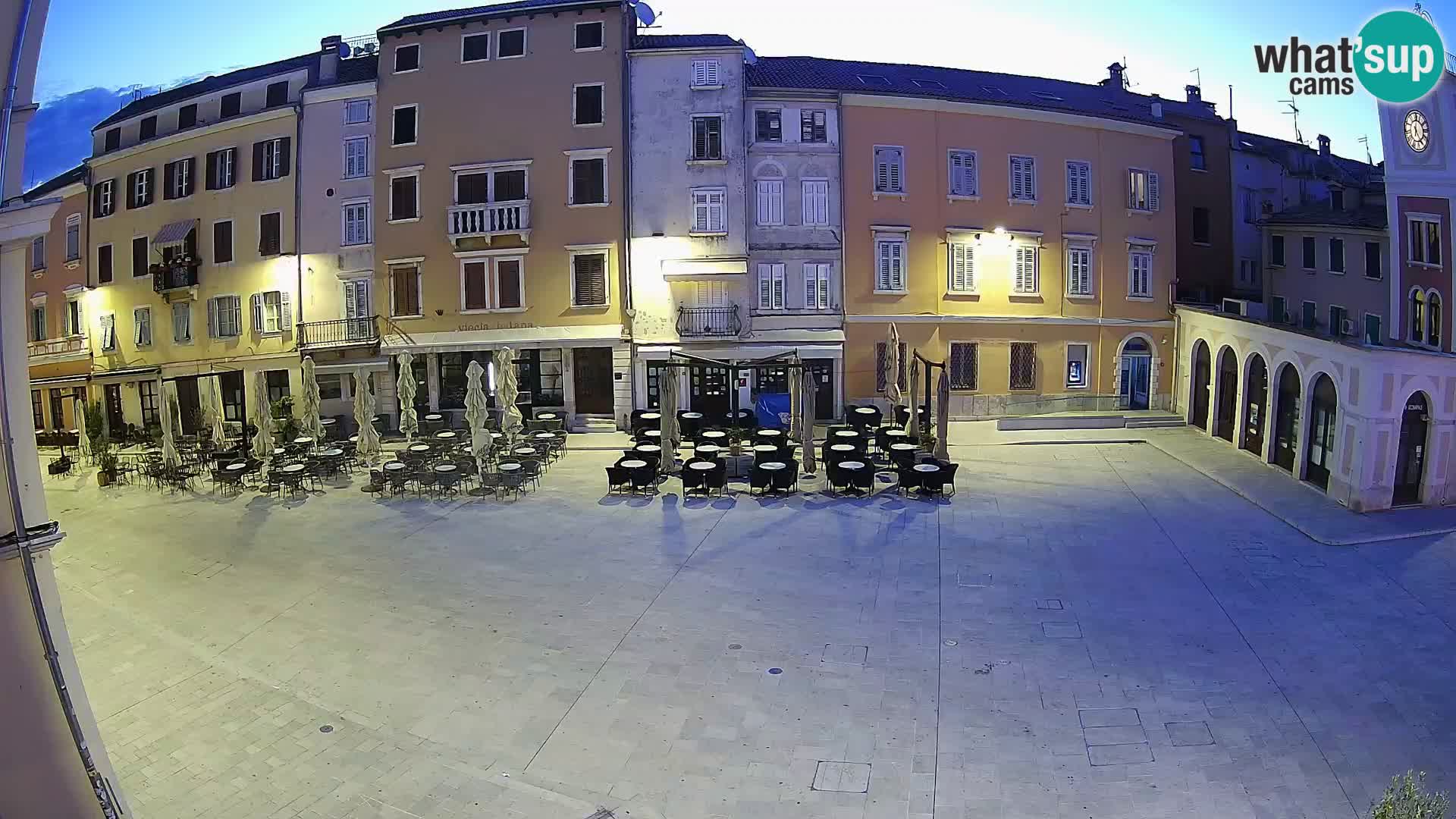 Webcam Rovinj Zentrum – Hauptplatz in Echtzeit