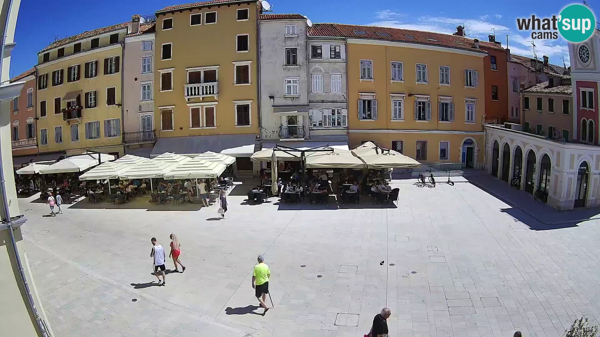Spletna kamera Rovinj Center – Glavni trg