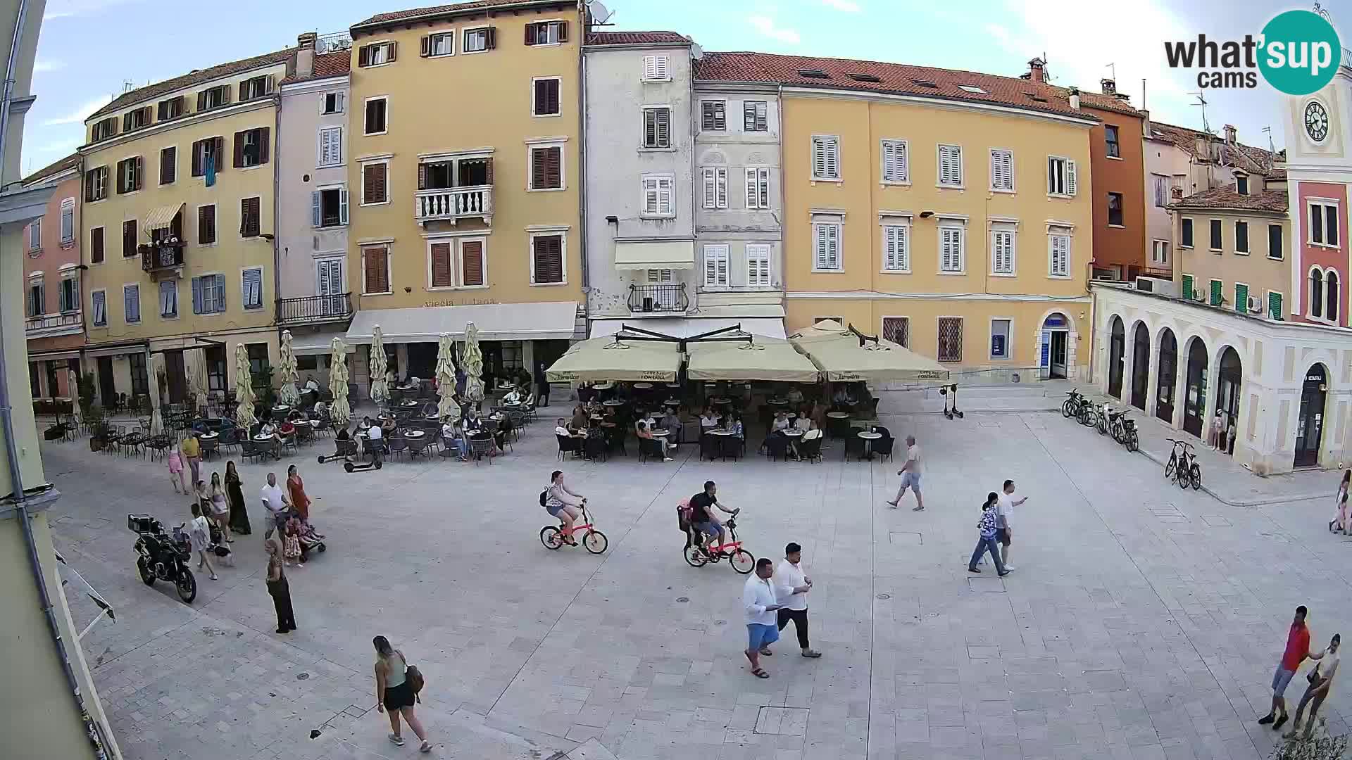 Webcam Rovinj Zentrum – Hauptplatz in Echtzeit