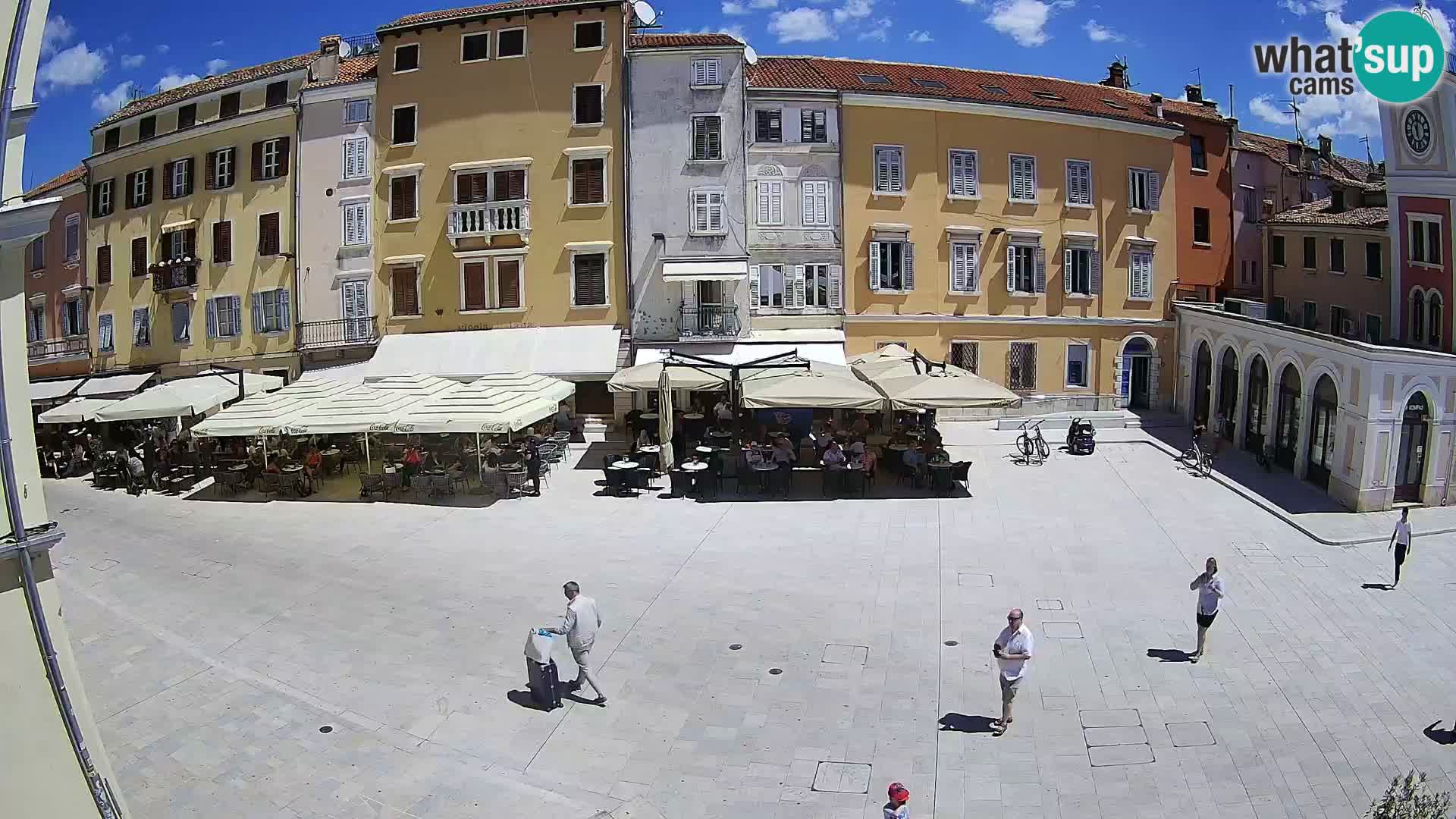 Webcam Rovinj Zentrum – Hauptplatz in Echtzeit