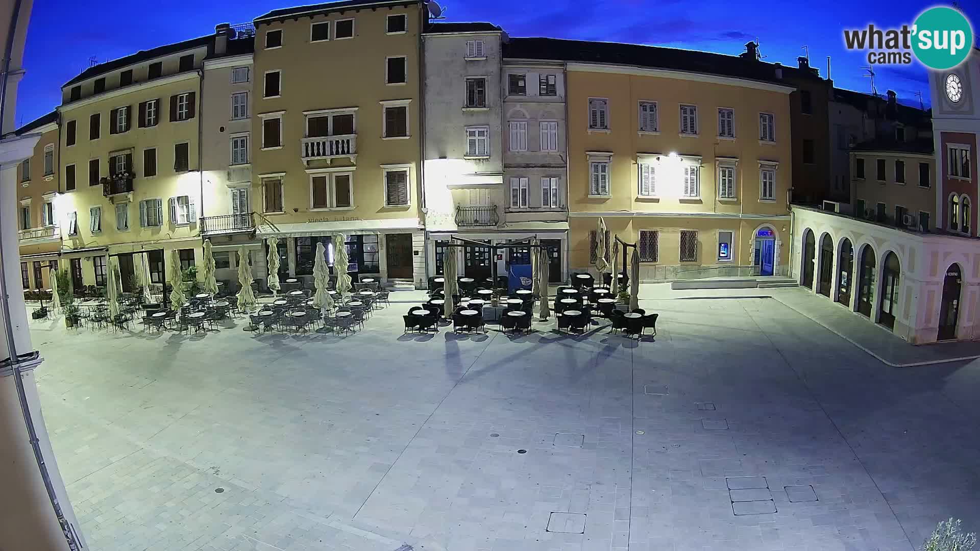 Webcam Rovinj Zentrum – Hauptplatz in Echtzeit
