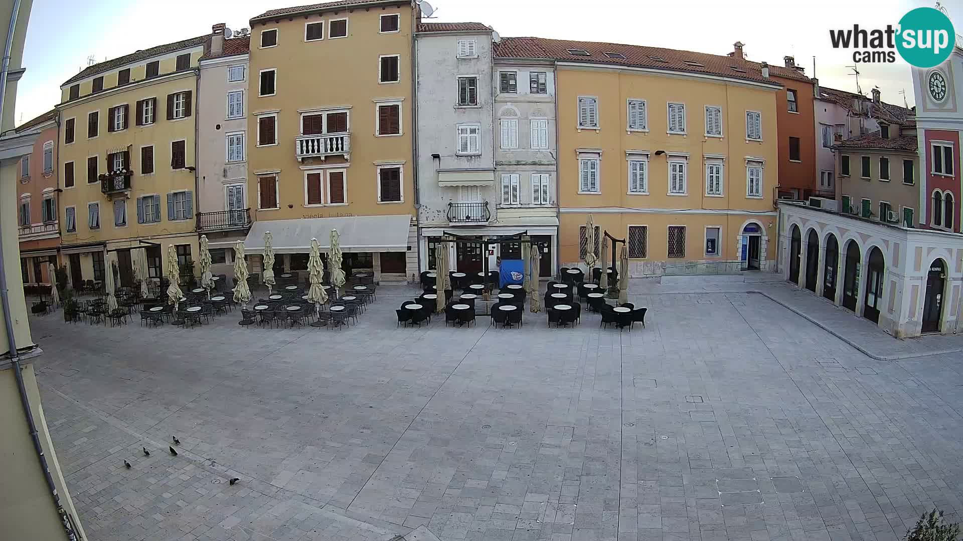 Webcam Rovinj Zentrum – Hauptplatz in Echtzeit