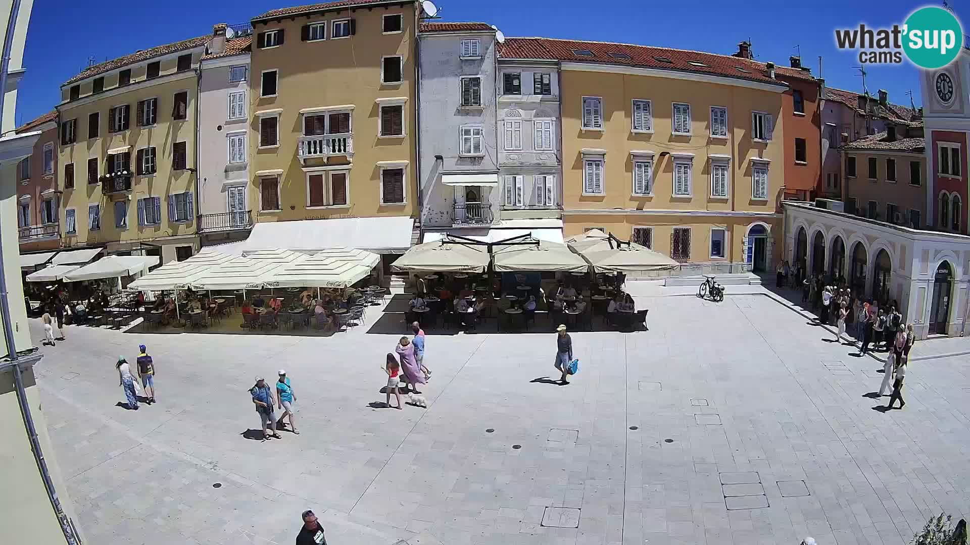 Webcam Rovinj Zentrum – Hauptplatz in Echtzeit