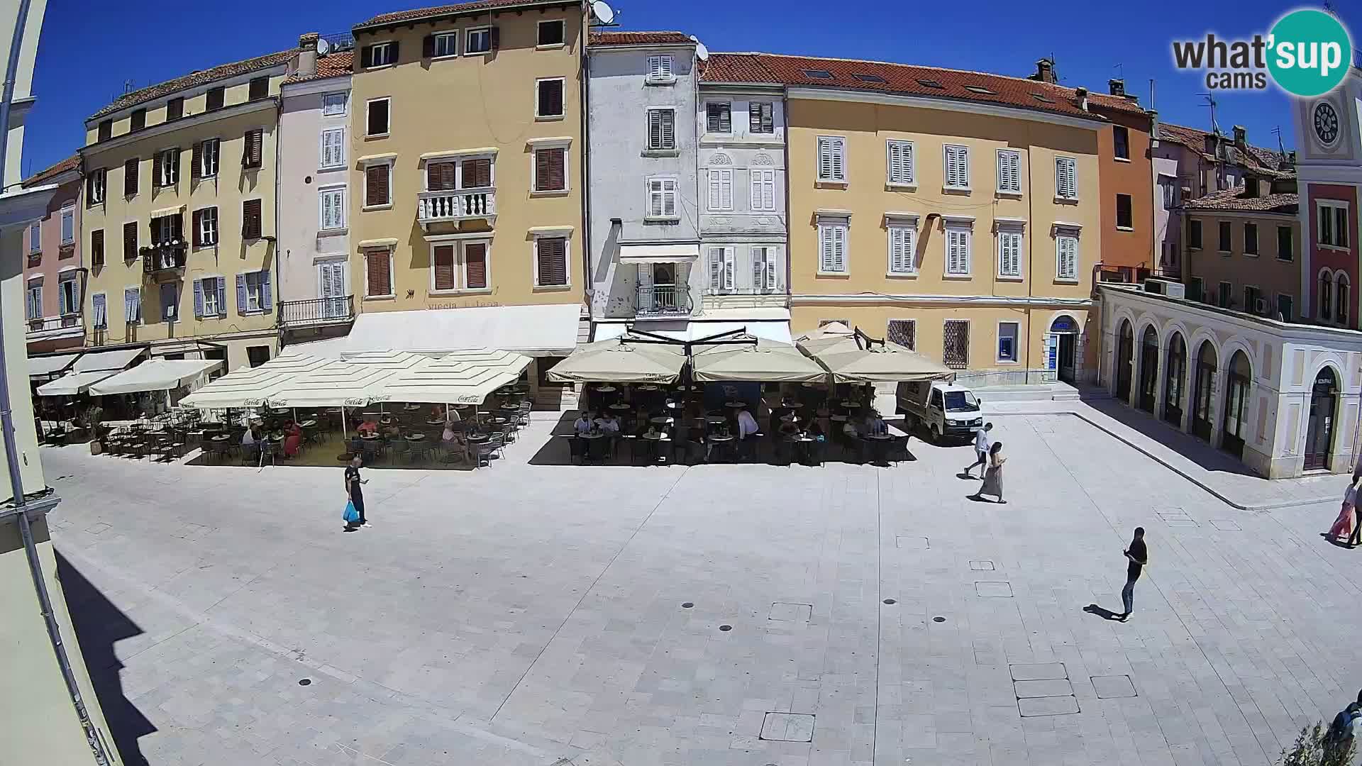 Webcam Rovinj Zentrum – Hauptplatz in Echtzeit