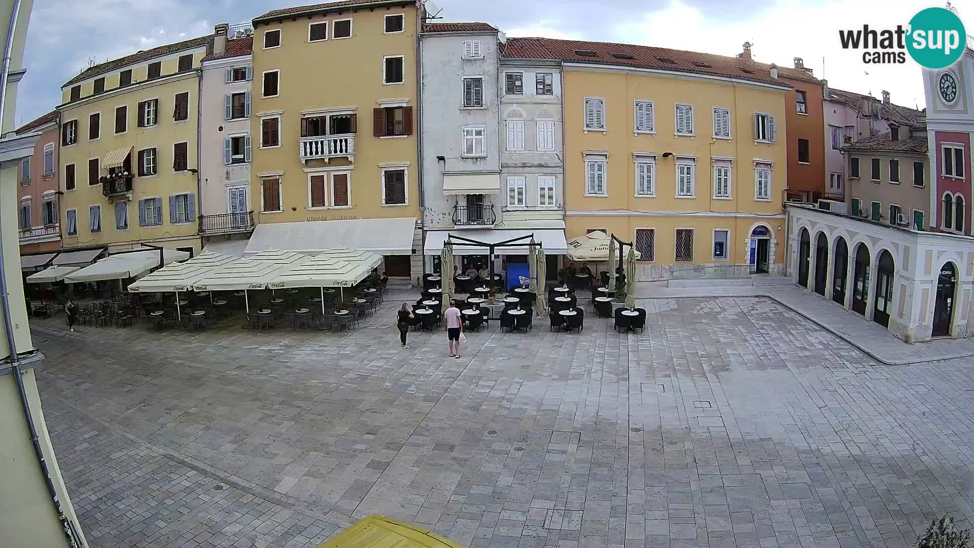 Webcam Rovinj Zentrum – Hauptplatz in Echtzeit