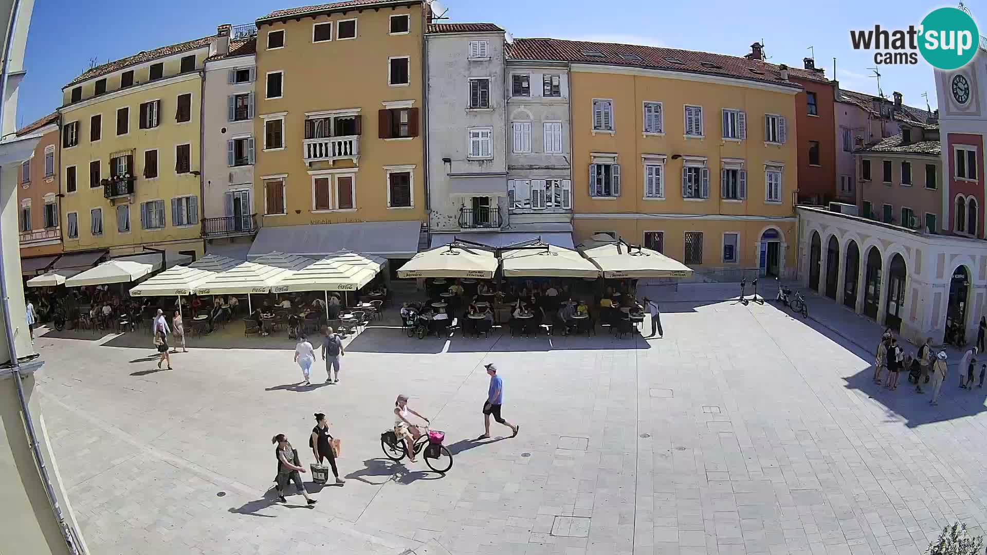 Spletna kamera Rovinj Center – Glavni trg