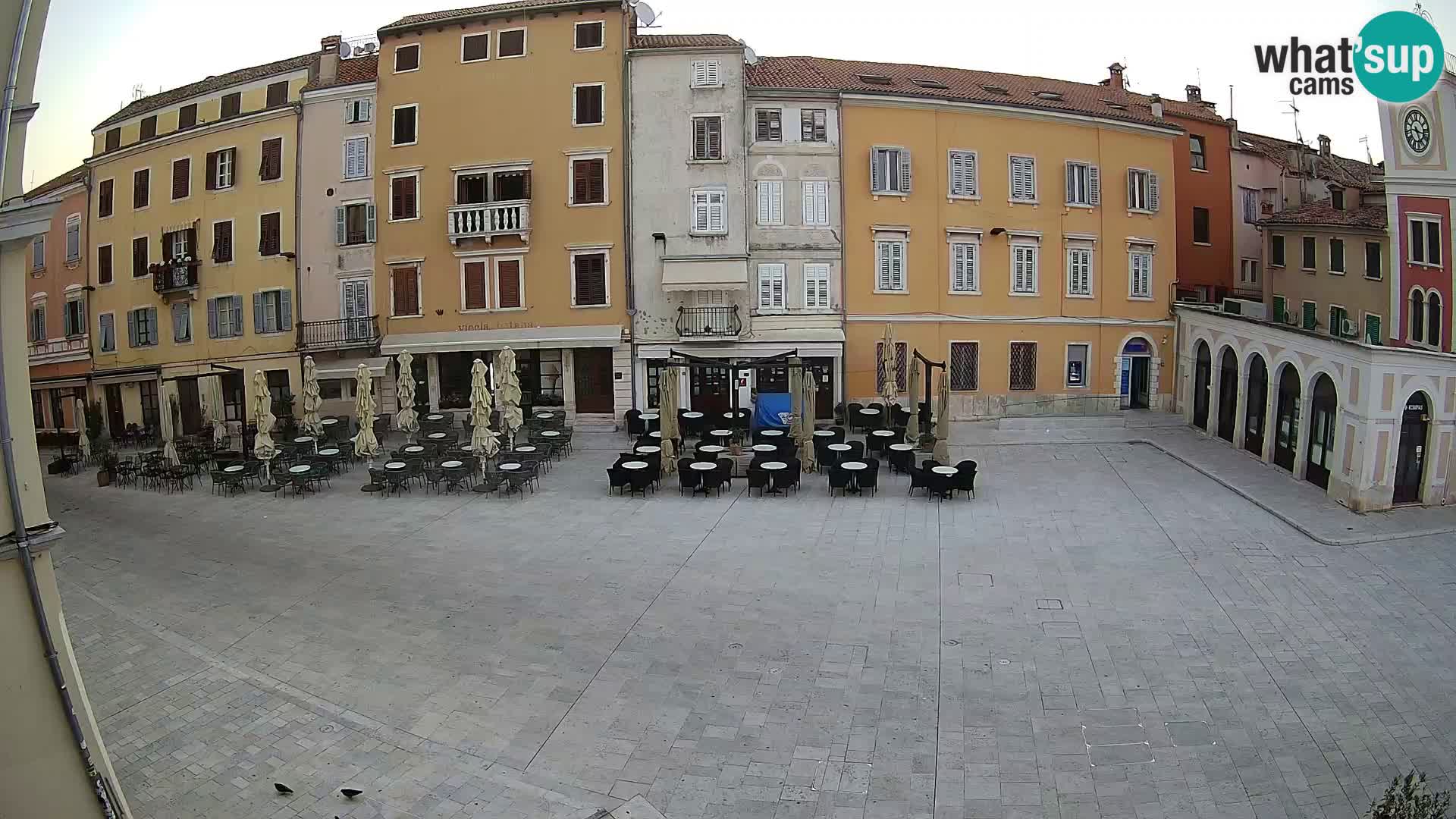 Webcam Rovinj Zentrum – Hauptplatz in Echtzeit