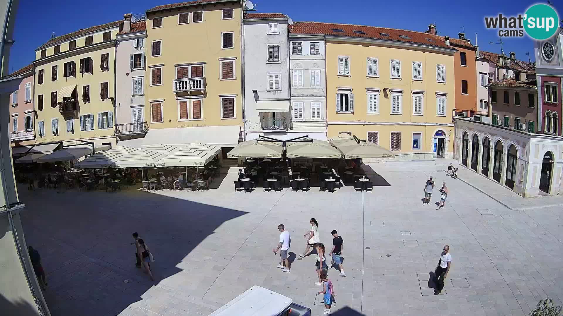 Webcam Rovinj Center – Plaza Principal