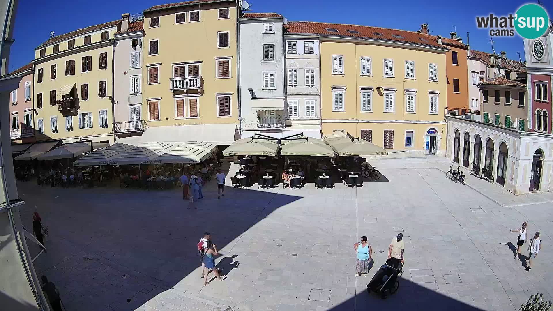Webcam Rovinj Center – Plaza Principal
