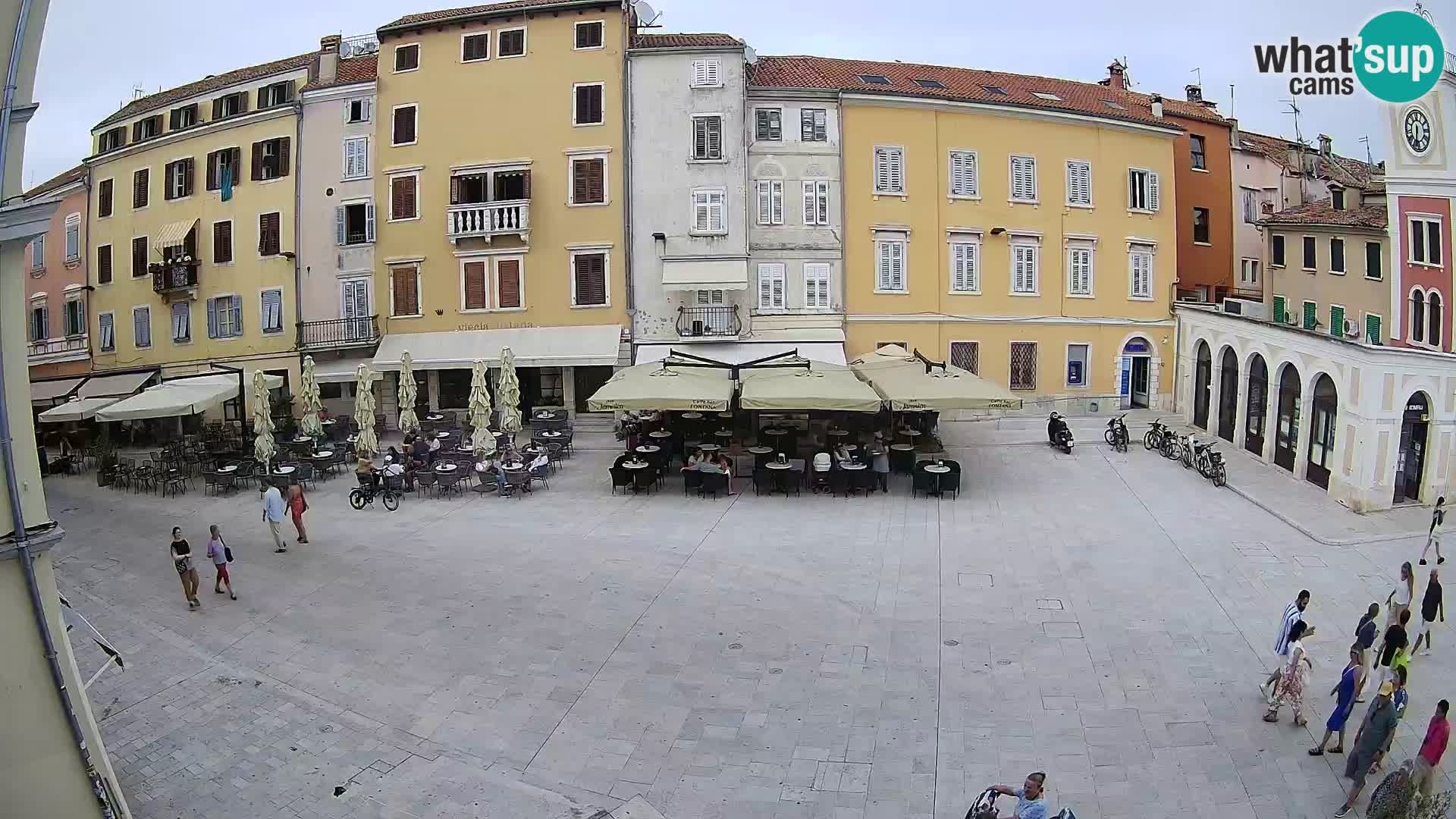 Webcam Rovinj Zentrum – Hauptplatz in Echtzeit