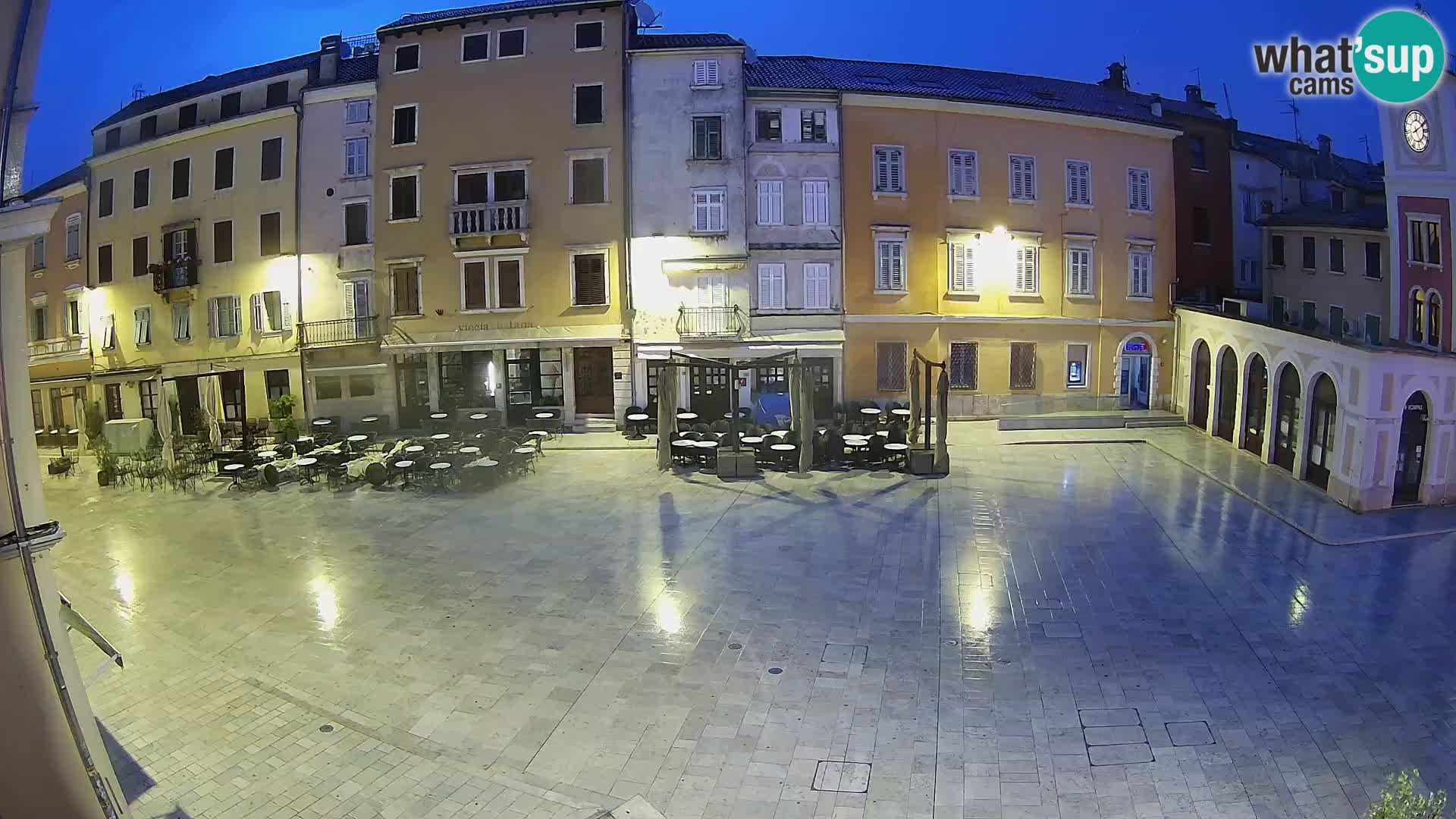Webcam Rovinj Center – Plaza Principal