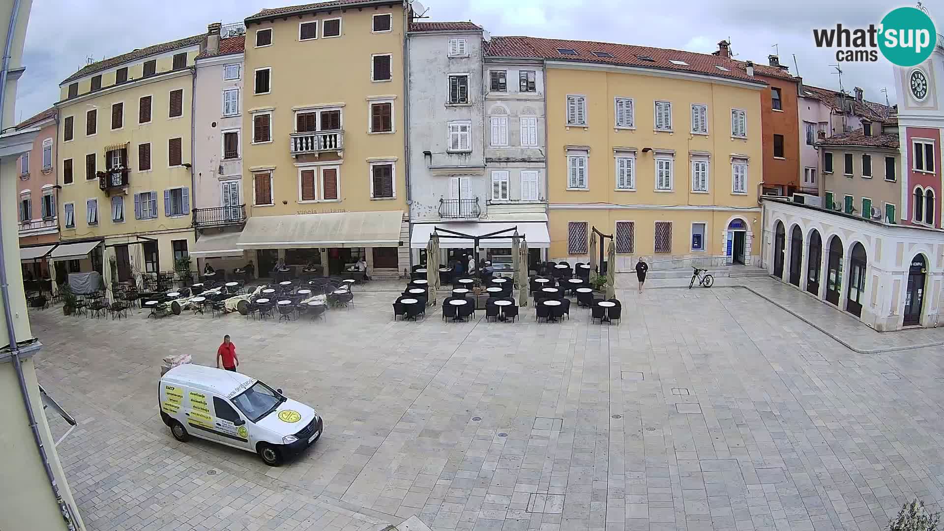 Webcam Rovinj Zentrum – Hauptplatz in Echtzeit