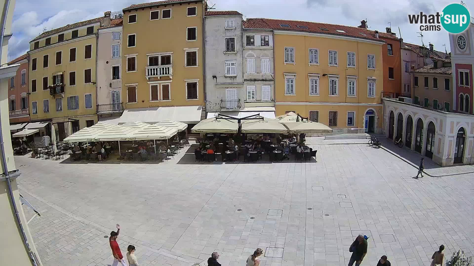 Webcam Rovinj Zentrum – Hauptplatz in Echtzeit
