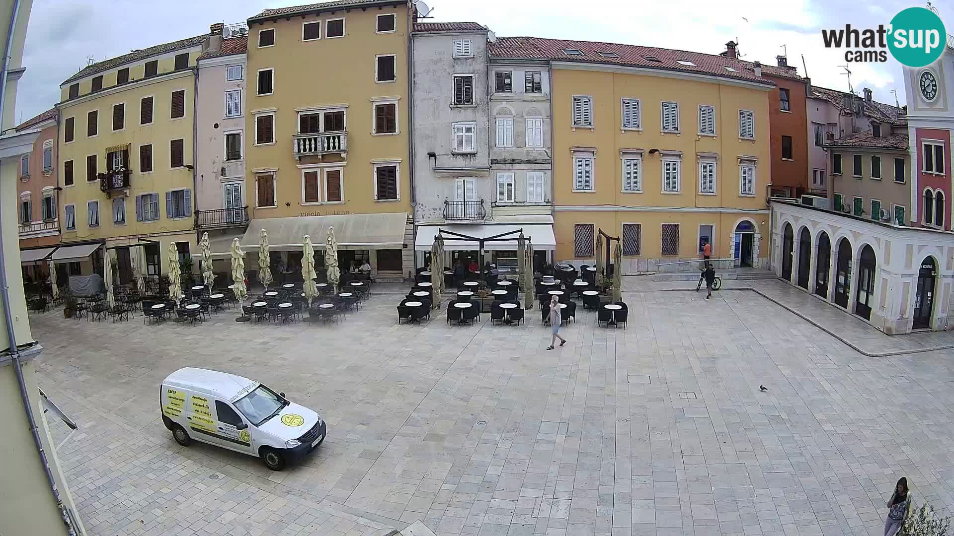 Webcam Rovinj Zentrum – Hauptplatz in Echtzeit