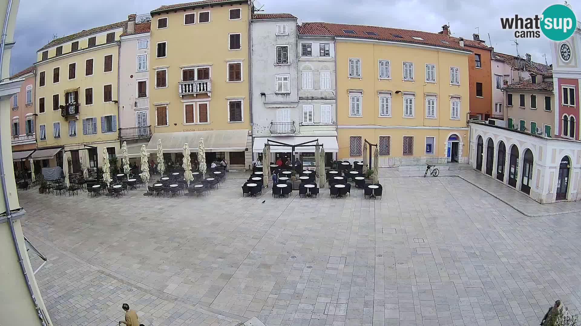 Webcam Rovinj Zentrum – Hauptplatz in Echtzeit