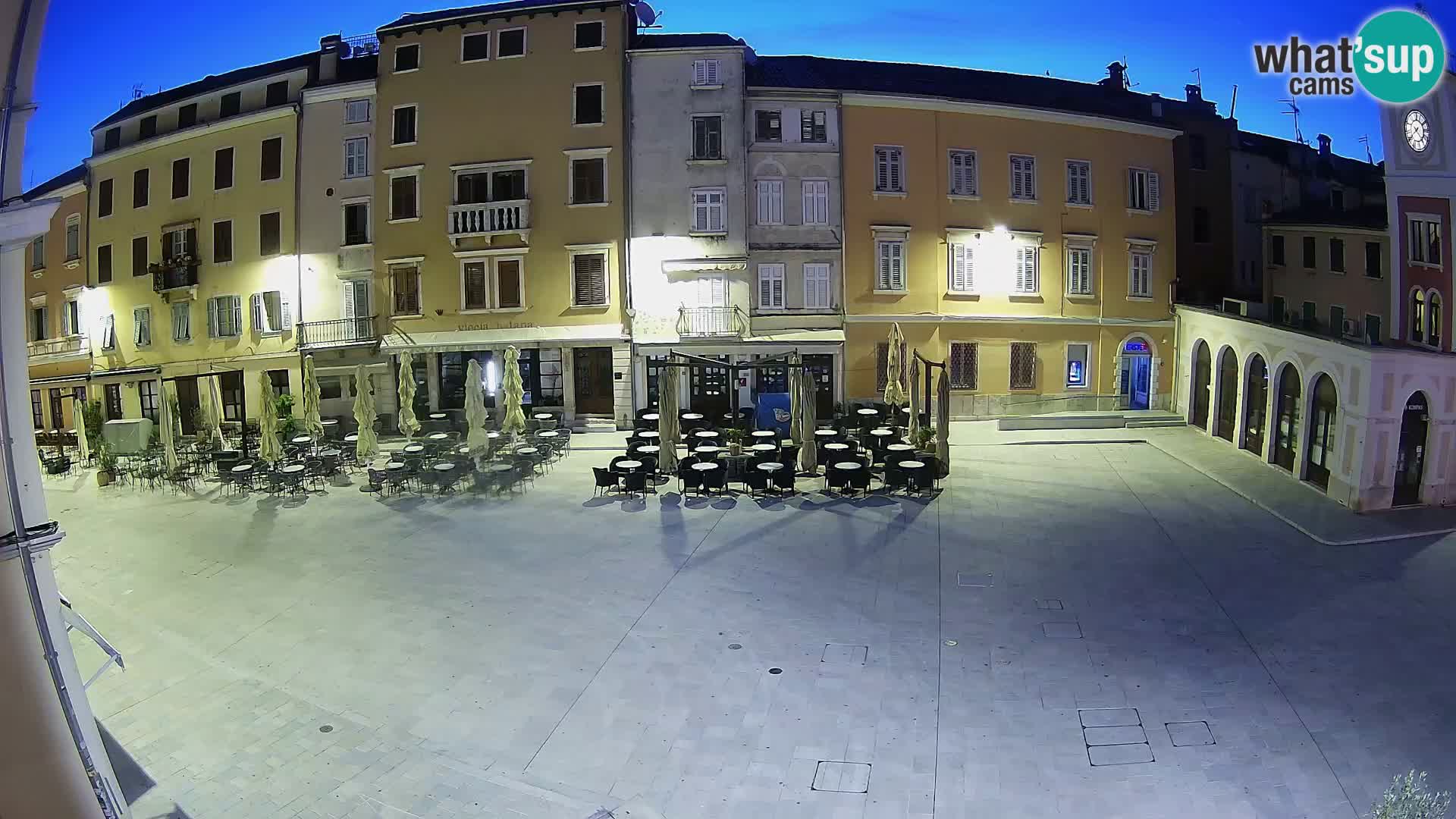 Webcam Rovinj Zentrum – Hauptplatz in Echtzeit