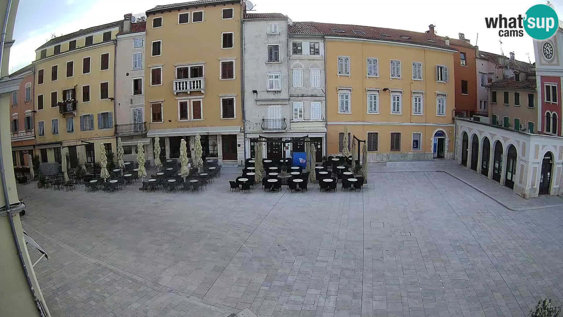 Webcam Rovinj Zentrum – Hauptplatz in Echtzeit
